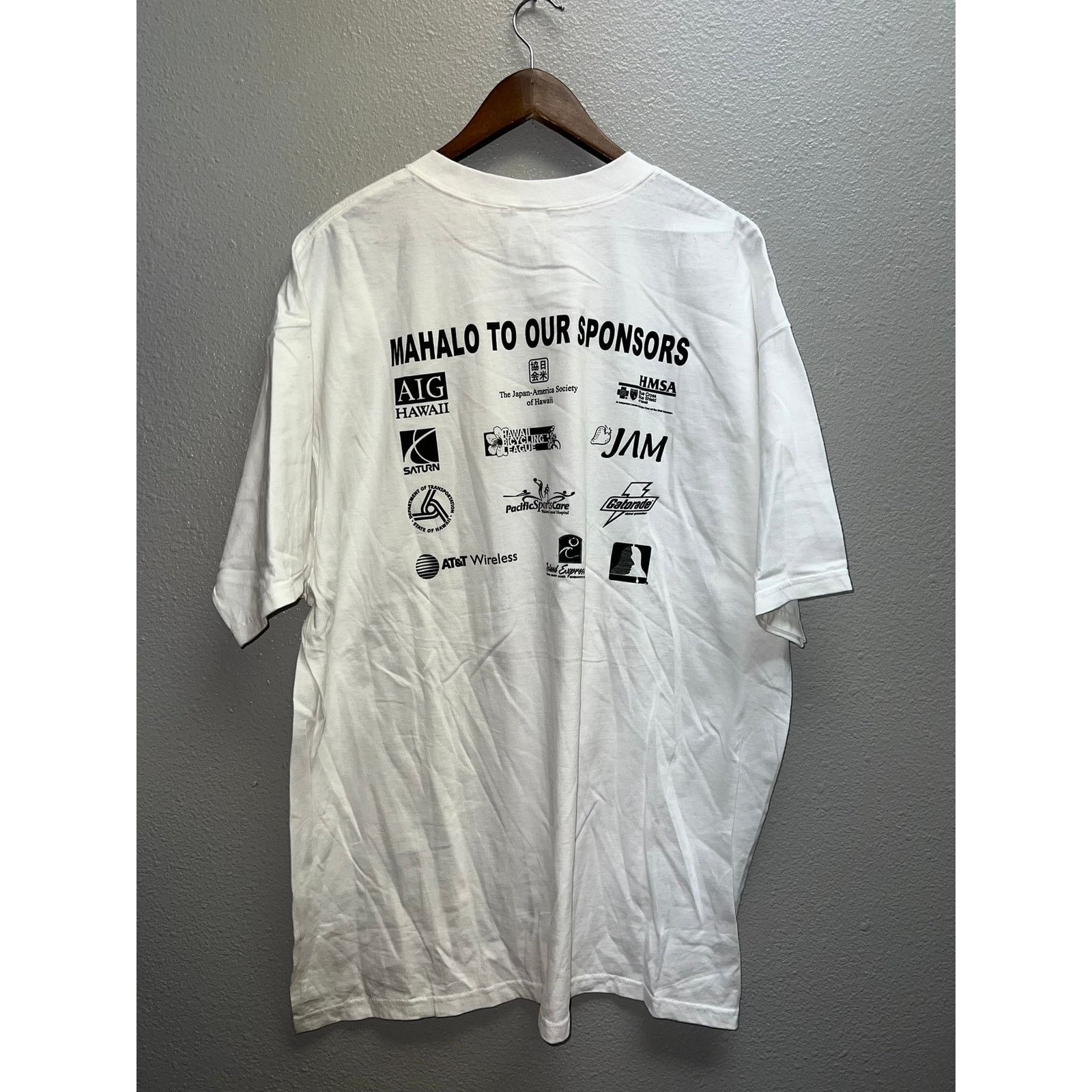 Fruit Of The Loom vintage Hawaii Biking Shirt Honolulu Ride Japan America 2XL Size US XXL / EU 58 / 5 - 6 Thumbnail