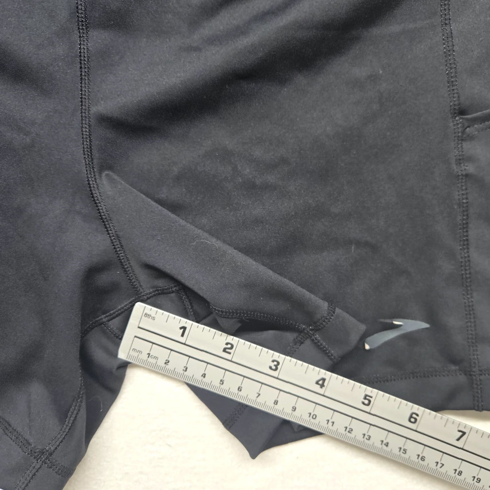 Brooks Brooks Athletic Shorts Solid Black XL Women Running Tennis Golf Sun Light Weight Pants Size 40" / US 18 - 5 Thumbnail