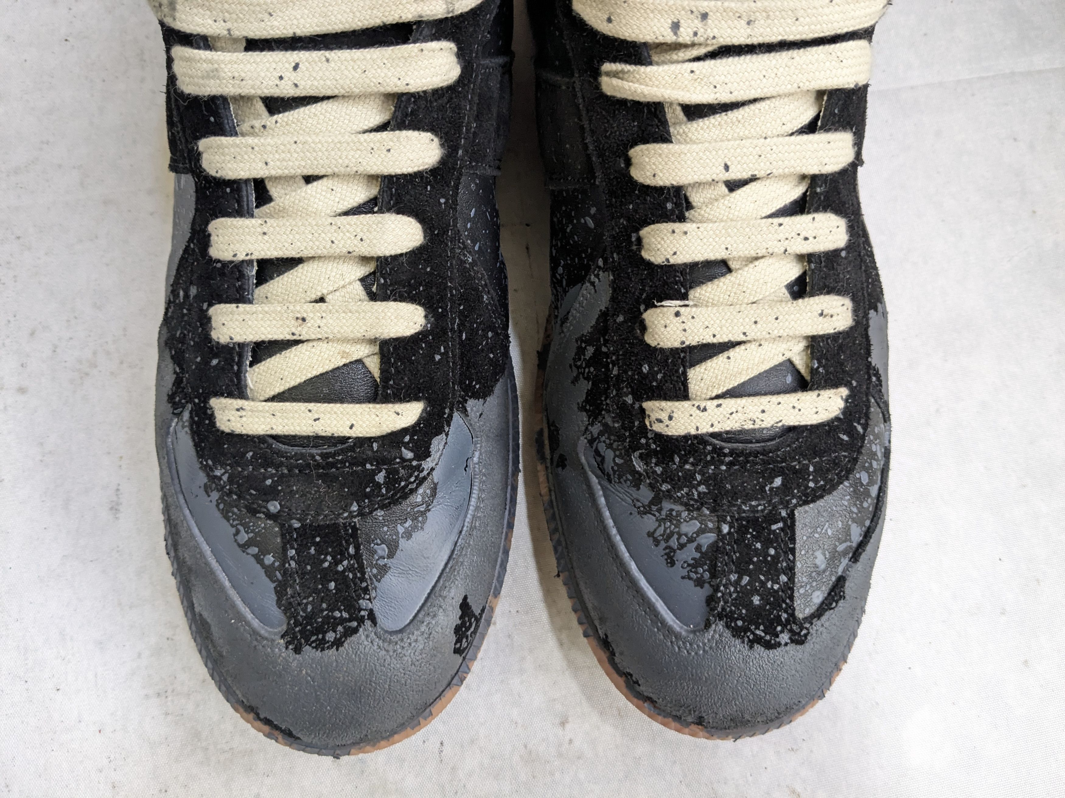 Maison Margiela Maison Margielas Replica GAT Black Gray 9 42 Low Tops Gum Size US 9 / EU 42 - 4 Thumbnail