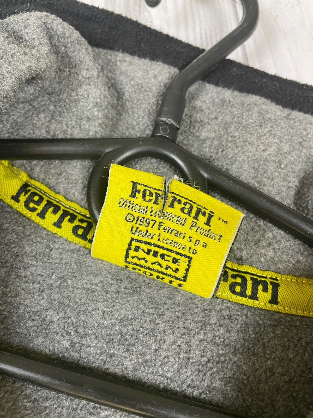 Ferrari Vintage Ferrari yellow fleece jacket racing logo rare size L Size US L / EU 52-54 / 3 - 4 Thumbnail