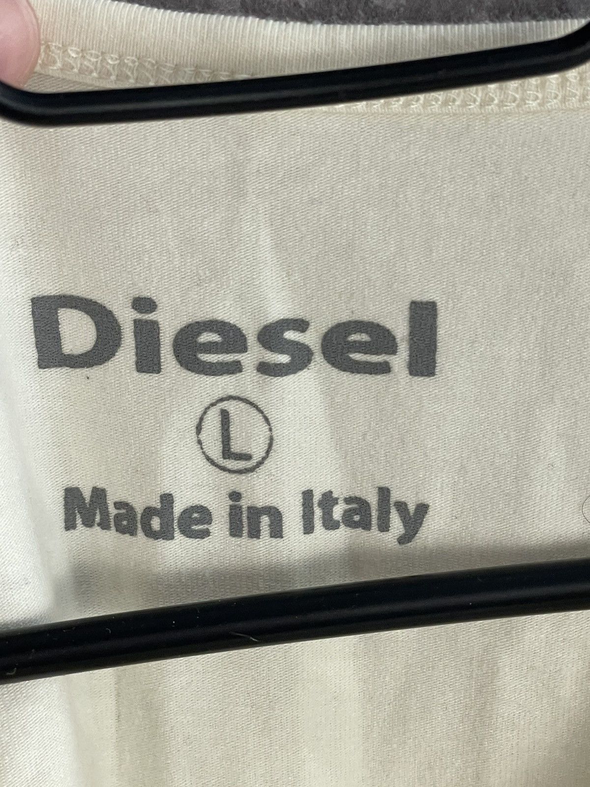 Diesel Vintage Diesel T-Shirt Big Logo Japanese Hype Rare Big Logo Size US L / EU 52-54 / 3 - 7 Thumbnail