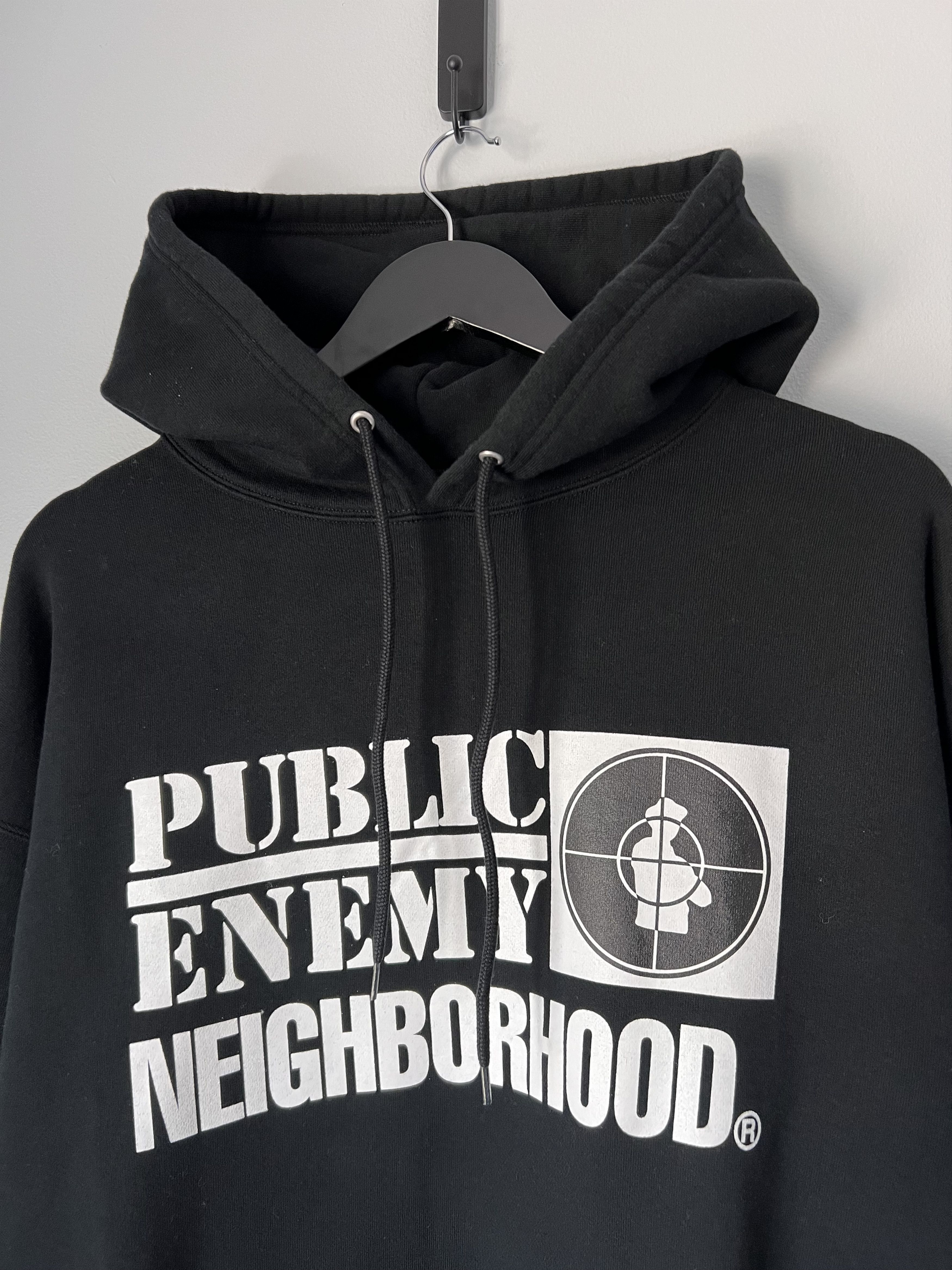 Neighborhood Neighborhood Public Enemy Logo Hoodie in Black Size US L / EU 52-54 / 3 - 2 Thumbnail