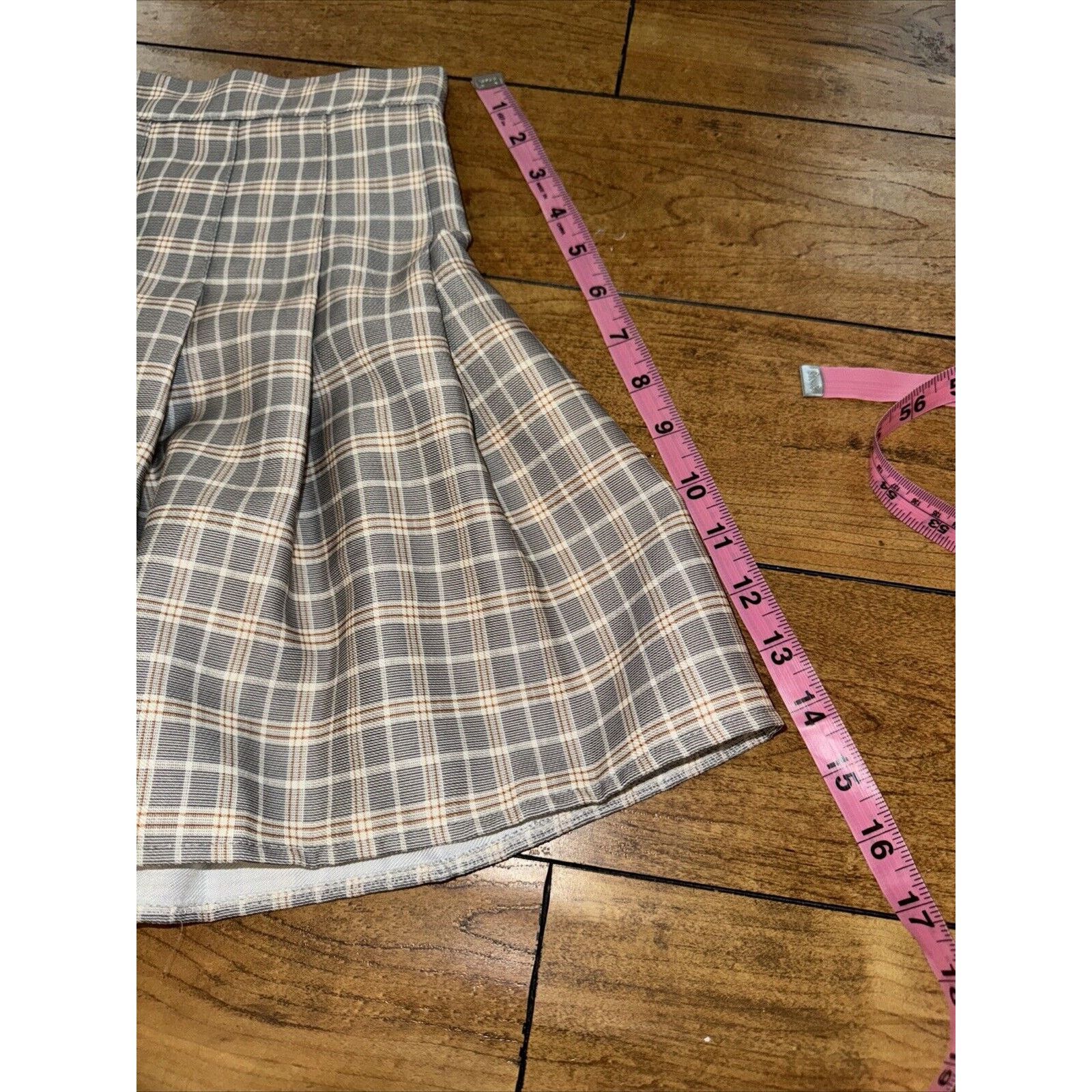 Public School × Vintage High Waisted Plaid Mini Skirt Size 28in Gray Size 28" / US 6 / IT 42 - 3 Thumbnail