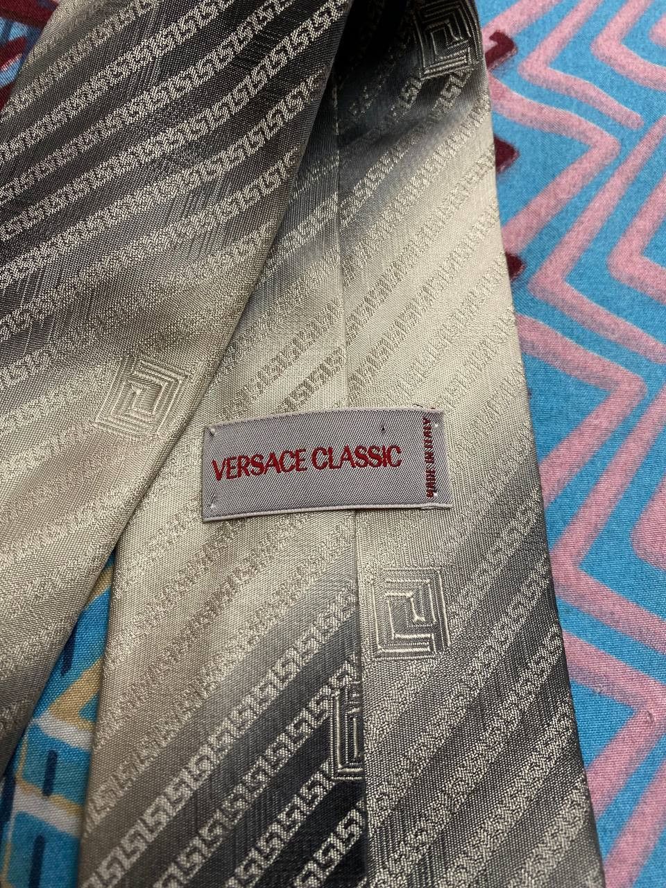 Versace Versace Tie Men`s Pointed Print Vintage Casual Size ONE SIZE - 2 Thumbnail
