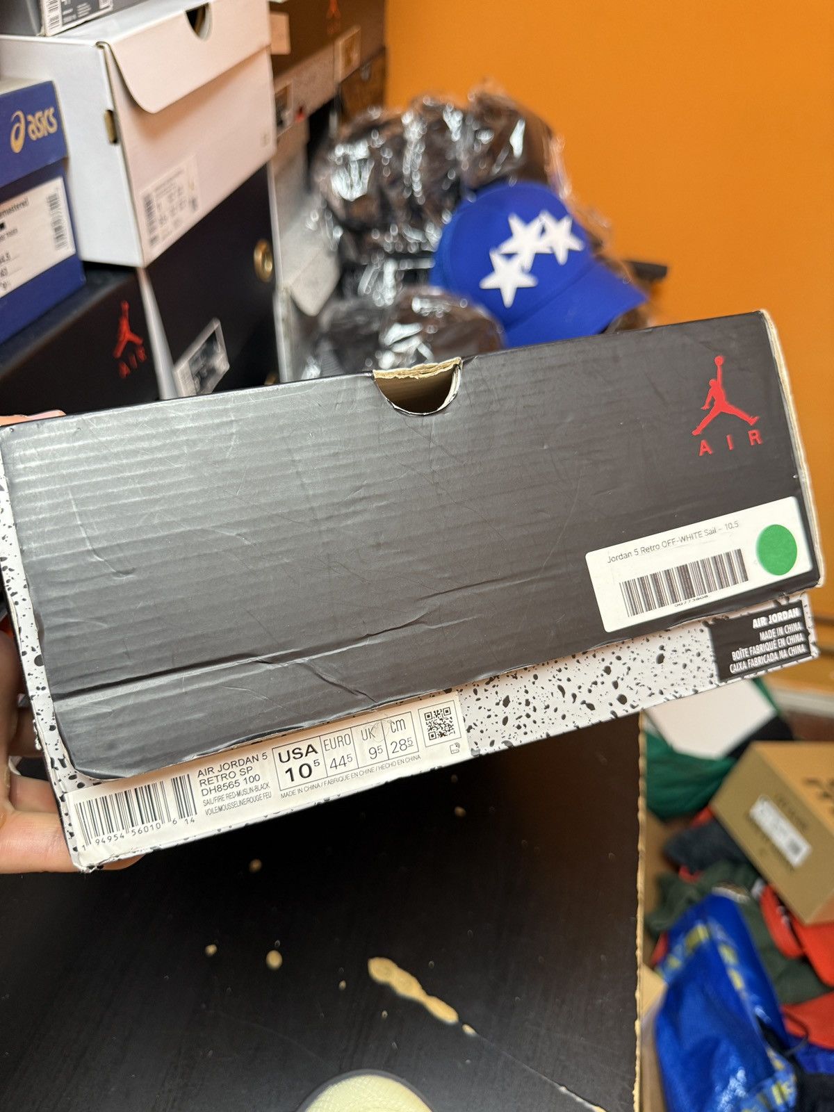 Nike Off White Jordan 5 Sails Size US 10.5 / EU 43-44 - 12 Thumbnail