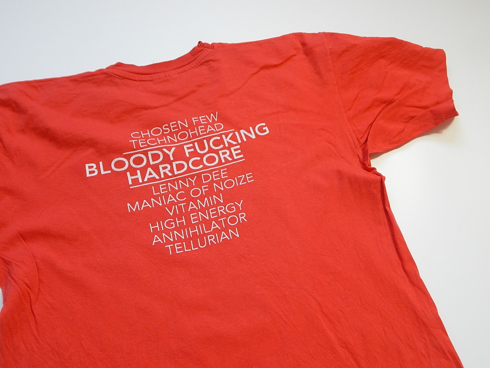 Rap Tees vintage 90s mokum records hardcore gabber techno tee Size US XL / EU 56 / 4 - 7 Thumbnail
