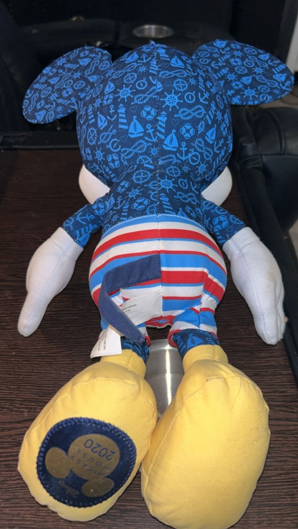 Disney Boys Disney Mickey Mouse Stuffed Animal One Size Blue White Size ONE SIZE - 4 Thumbnail