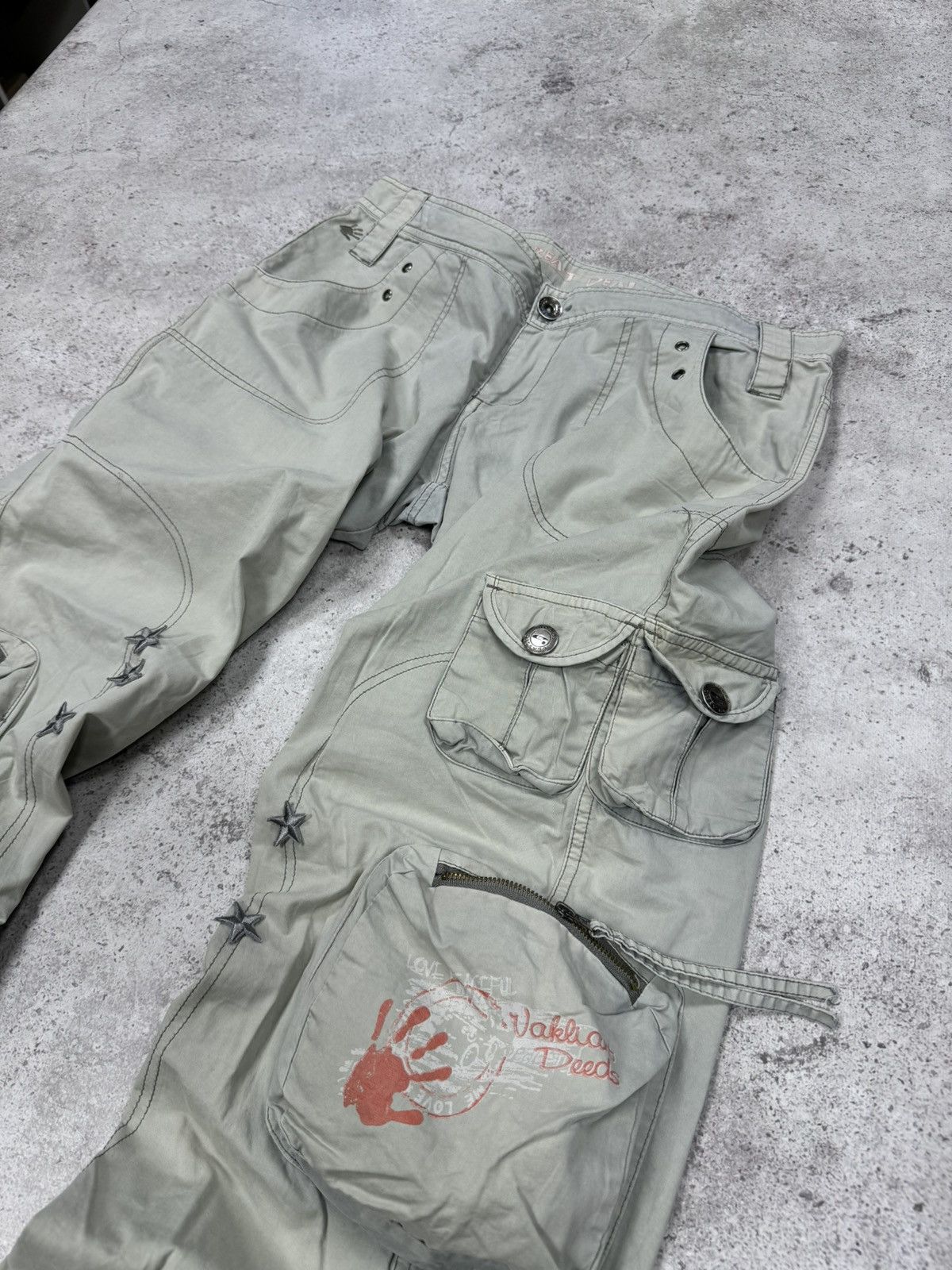 Japanese Brand Vintage Japanese Hysteric Glamour Style Parachute Pants Size US 30 / EU 46 - 4 Thumbnail