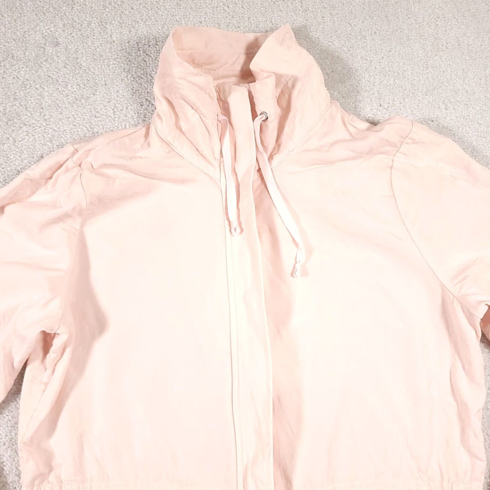 Vintage Christopher & Banks Jacket Women's Medium Full Zip Pockets Pink Tencel Jacket Size M / US 6-8 / IT 42-44 - 3 Thumbnail