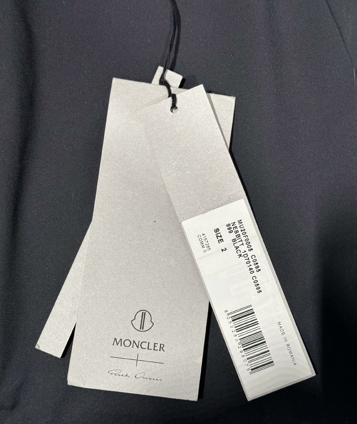 Rick Owens Rick Owens x Moncler Trench Coat / Overcoat Size US L / EU 52-54 / 3 - 6 Thumbnail