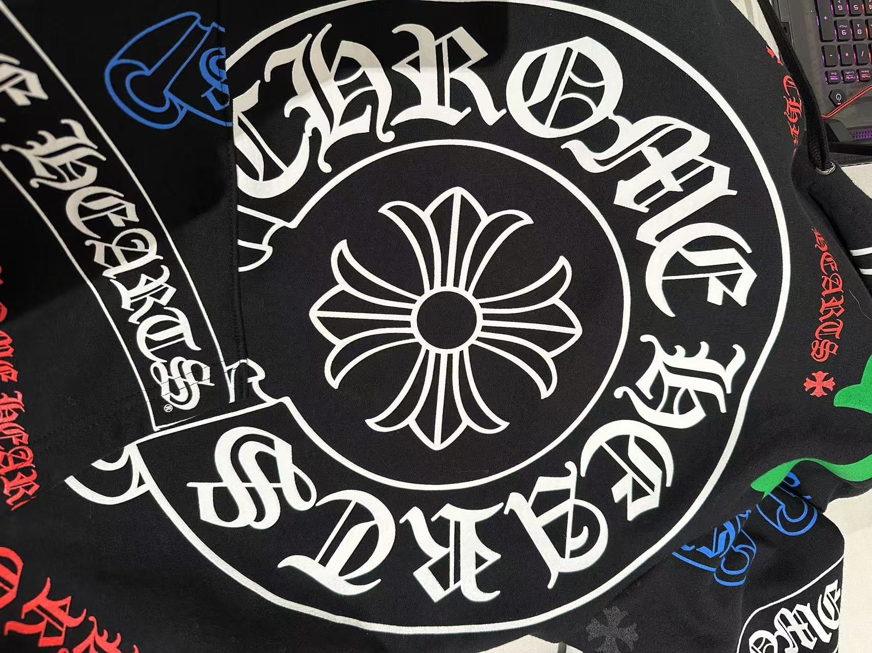 Chrome Hearts Chrome Hearts Multi Cross & Horseshoe Pullover Hoodie Size US L / EU 52-54 / 3 - 5 Thumbnail