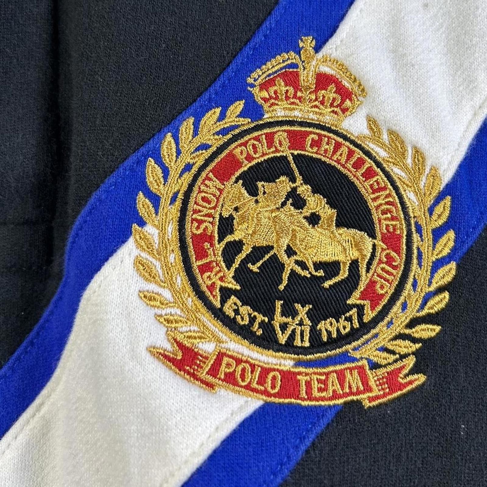 Polo Ralph Lauren Polo Ralph Lauren R.L Snow Polo Challenge Cup Rugby Shirt Size US L / EU 52-54 / 3 - 4 Thumbnail
