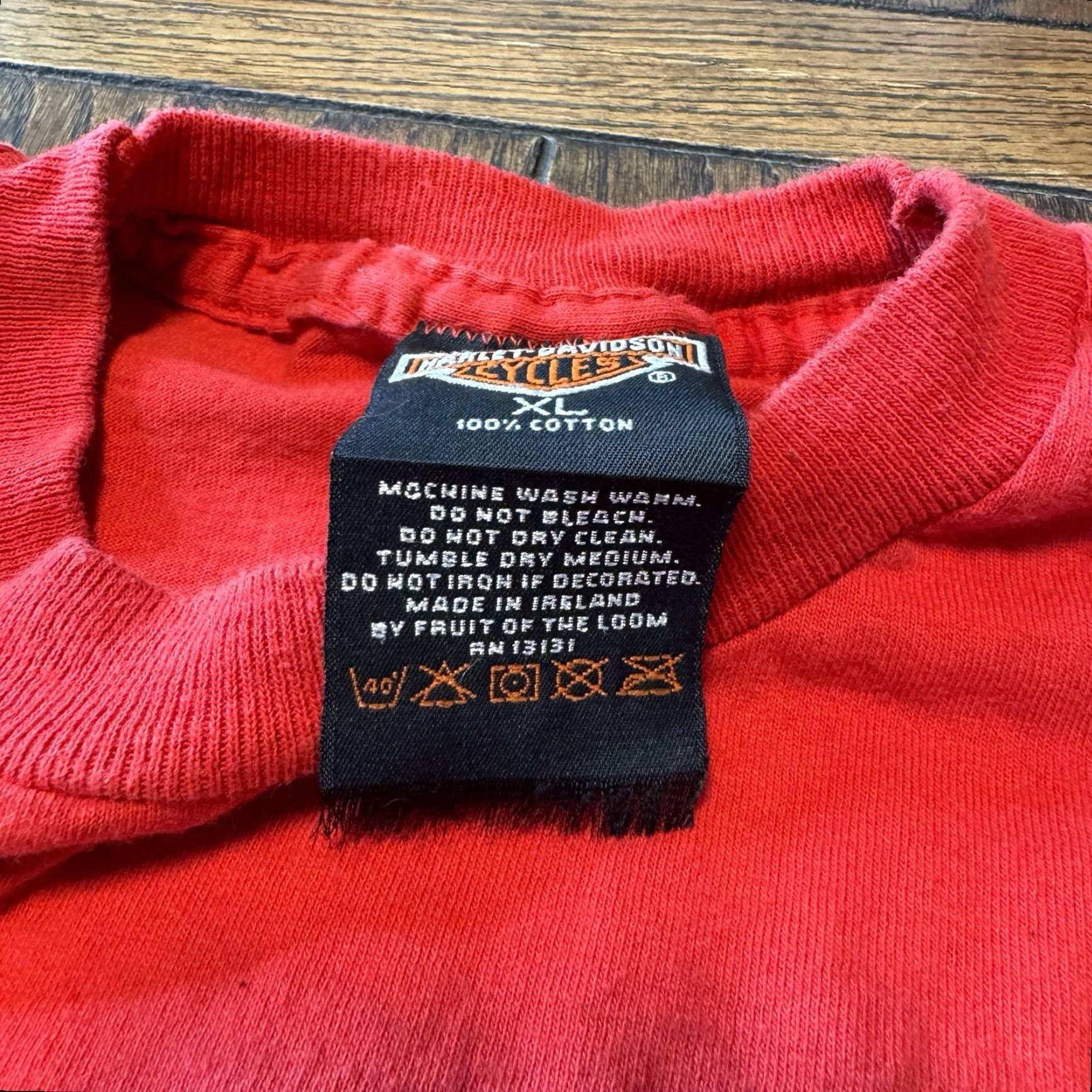 Harley Davidson VINTAGE Harley-Davidson T-Shirt Helsinki Finland Graphic Print Crew Neck Black XL Men 90s Single Stitch Size US XL / EU 56 / 4 - 7 Thumbnail