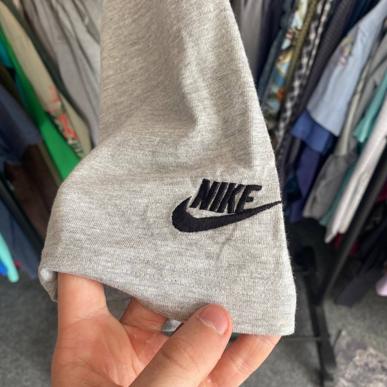 Nike × Vintage Vintage Nike Big Swoosh 90’s streetwear oversized tee Size US L / EU 52-54 / 3 - 4 Thumbnail