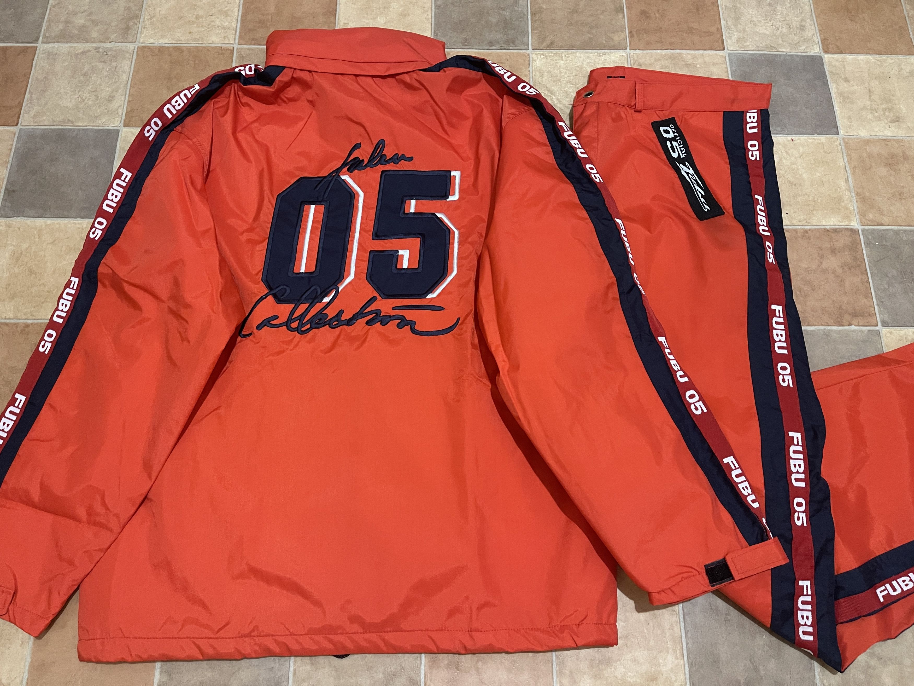 Fubu FUBU tracksuit, baggy track suit jacket and pants set 90s XL Size US XL / EU 56 / 4 - 6 Thumbnail