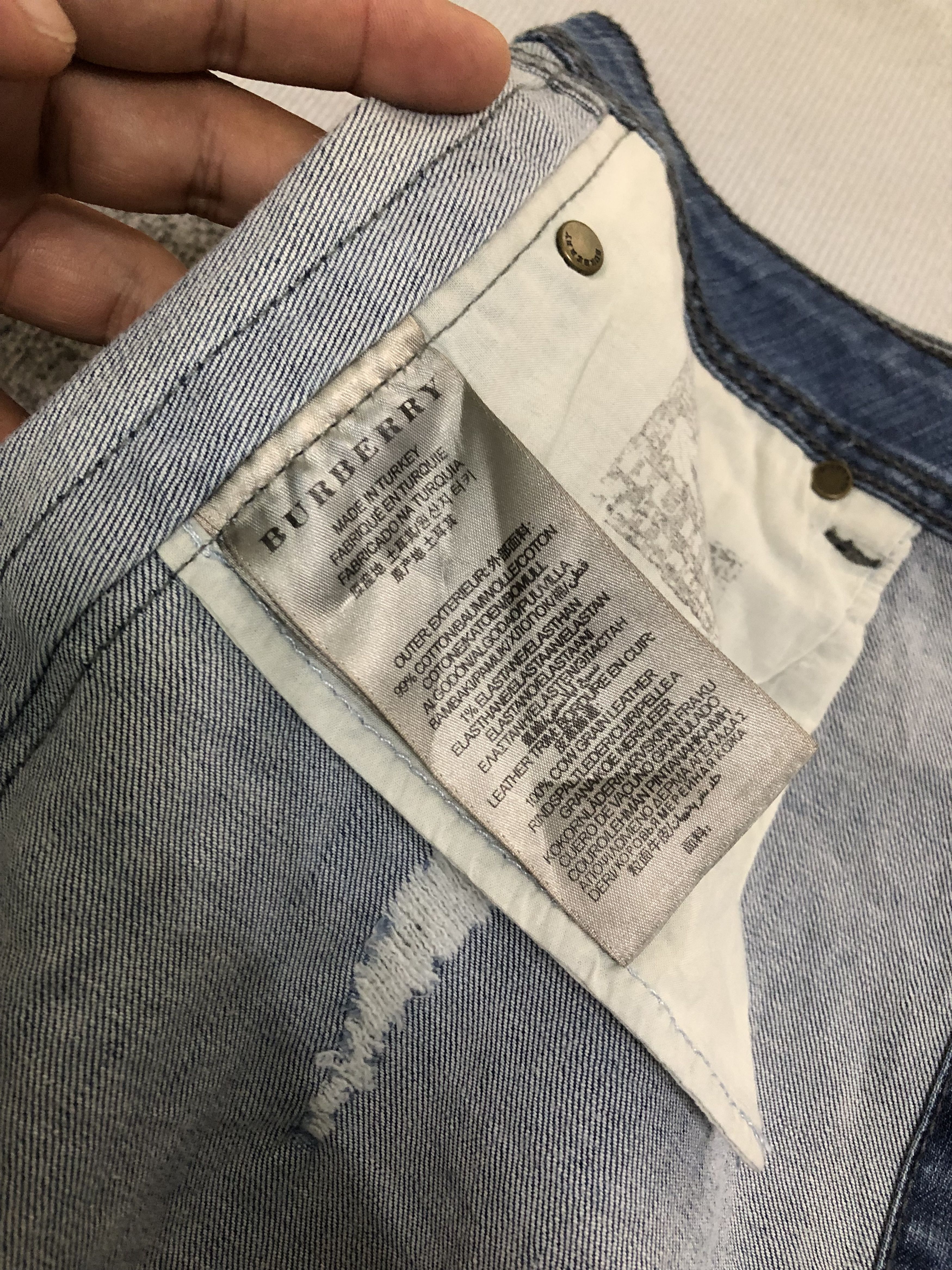 Burberry Burberry brit distressed mini skirt Size 26" / US 2 / IT 38 - 15 Thumbnail