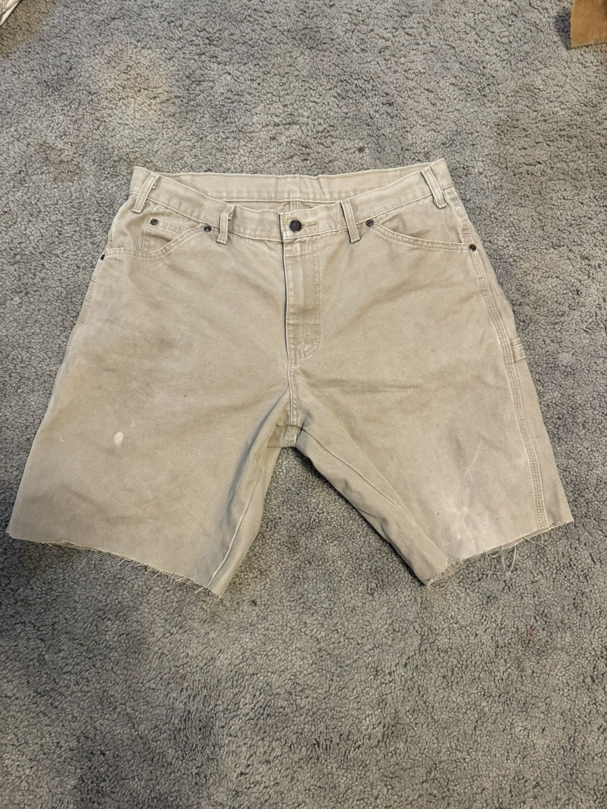 Dickies × Vintage Vintage cropped dickies jorts Size US 34 / EU 50 - 1 Thumbnail