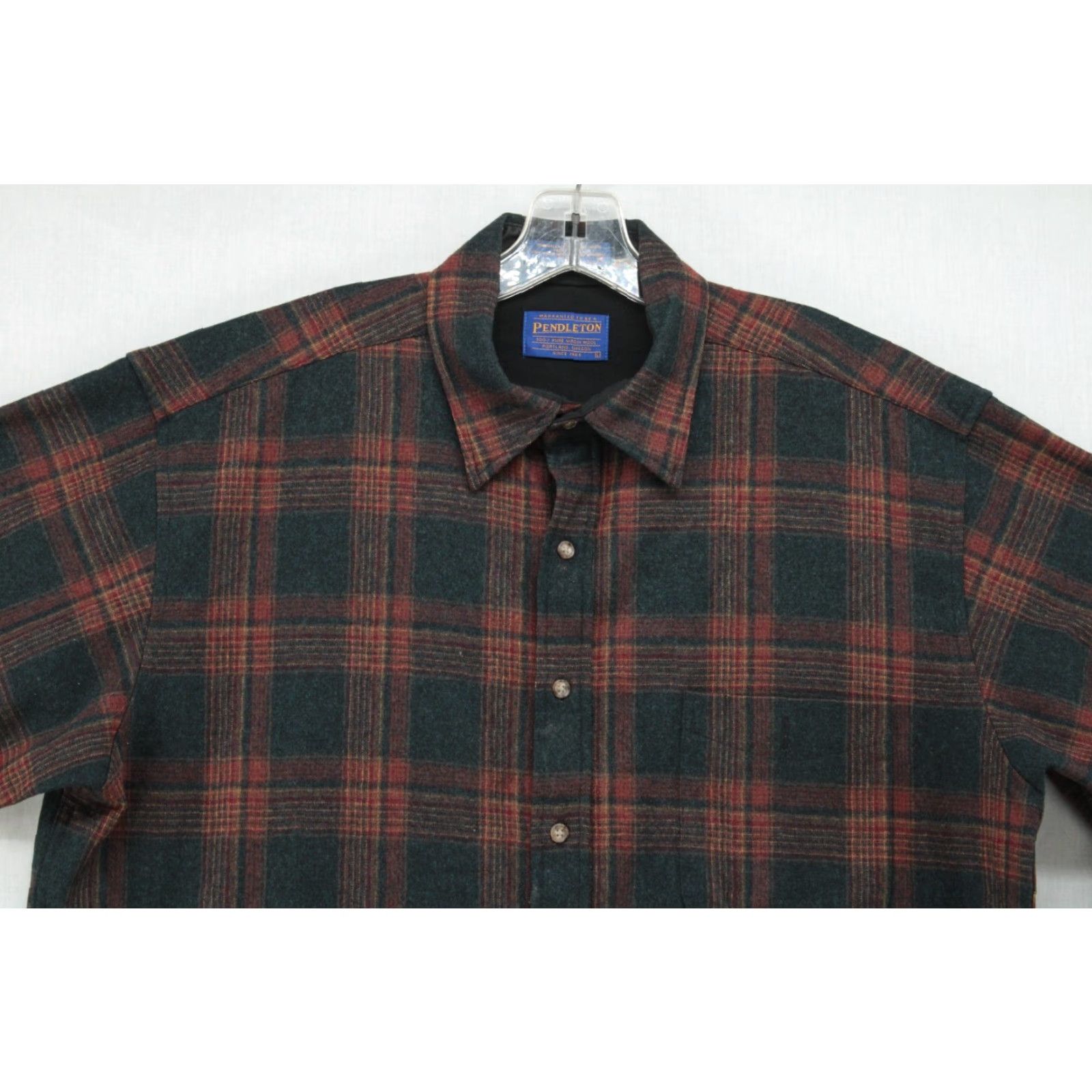 Pendleton VTG Pendleton Shirt Mens Large Wool Plaid Suede Elbow Patches Cabincore Gorpcore Shirt Mens Large Wool Plaid Suede Elbow Patches Cabincore Gorpcore Size US L / EU 52-54 / 3 - 4 Thumbnail