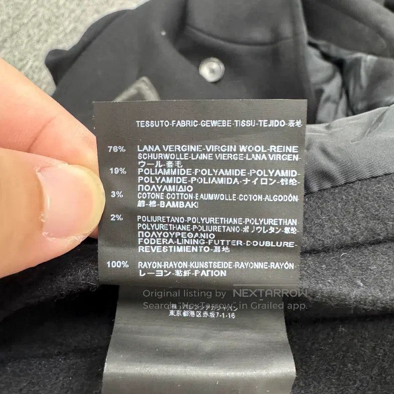 Balenciaga Balenciaga Wool double-breasted hooded coat Size US S / EU 44-46 / 1 - 6 Thumbnail