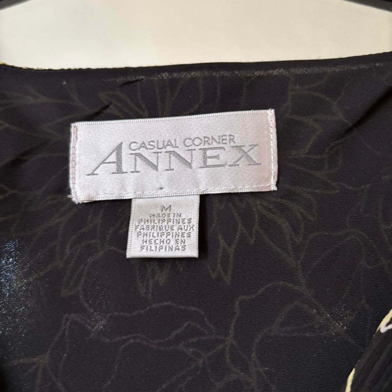 Vintage Vintage Casual Corner Annex Floral Sleeveless Blouse Medium Size M / US 6-8 / IT 42-44 - 3 Thumbnail