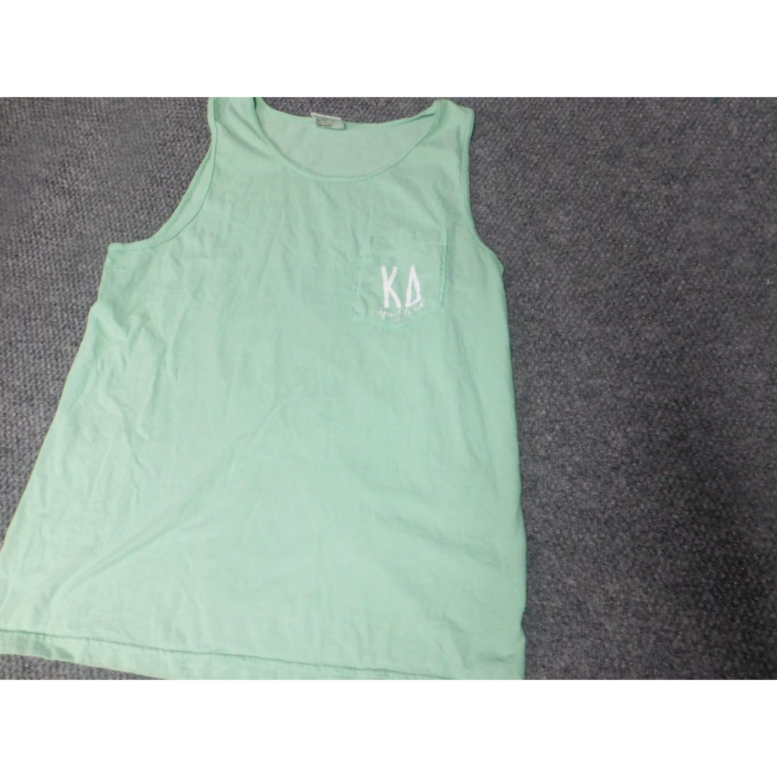 Comfort Colors Comfort Colors Mens Shirt M Green Crew Neck Sleeveless Logo T-Shirt Modern Colorful All Seasons Size US M / EU 48-50 / 2 - 3 Thumbnail