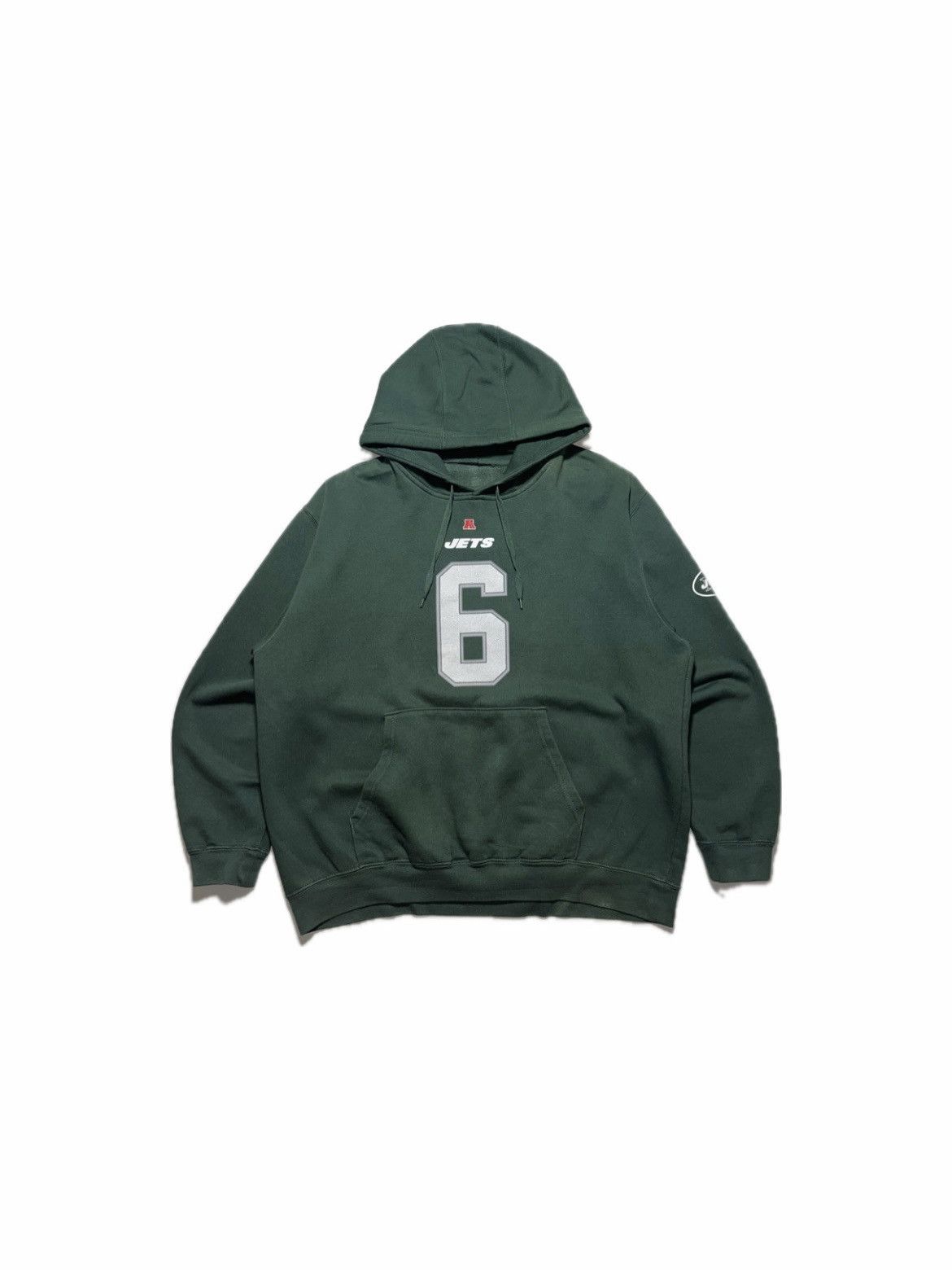 NFL Vintage 90’s New York Jets Sanchez boxy fit hoodie NFL Size US XL / EU 56 / 4 - 1 Thumbnail
