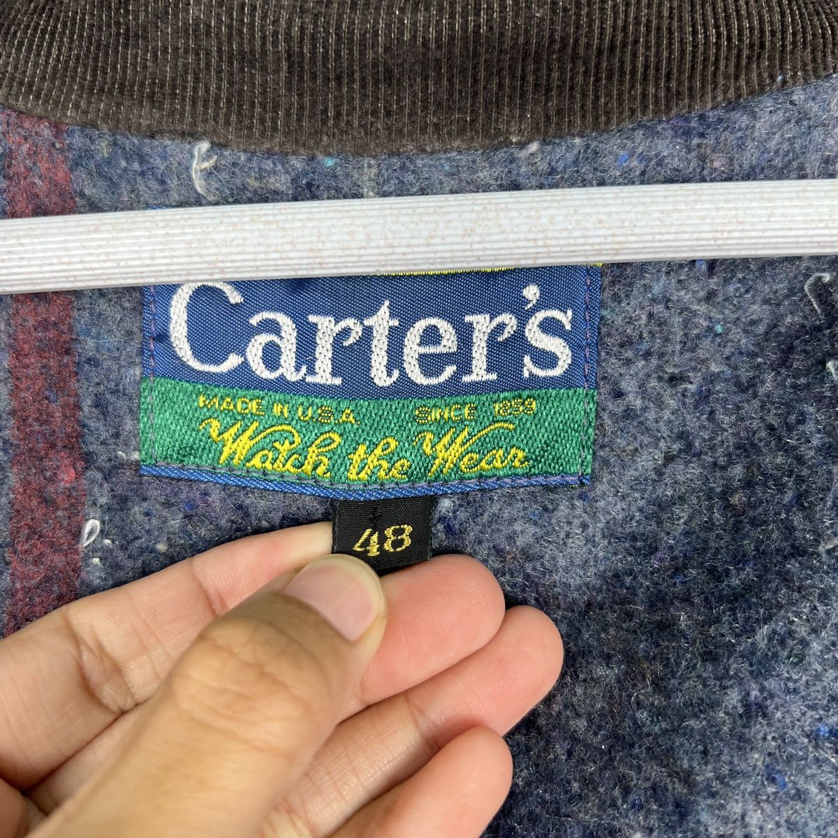 Vintage 🔥 VINTAGE CARTERS WORKERS BLANKET JACKET MADE IN USA Size US M / EU 48-50 / 2 - 16 Thumbnail