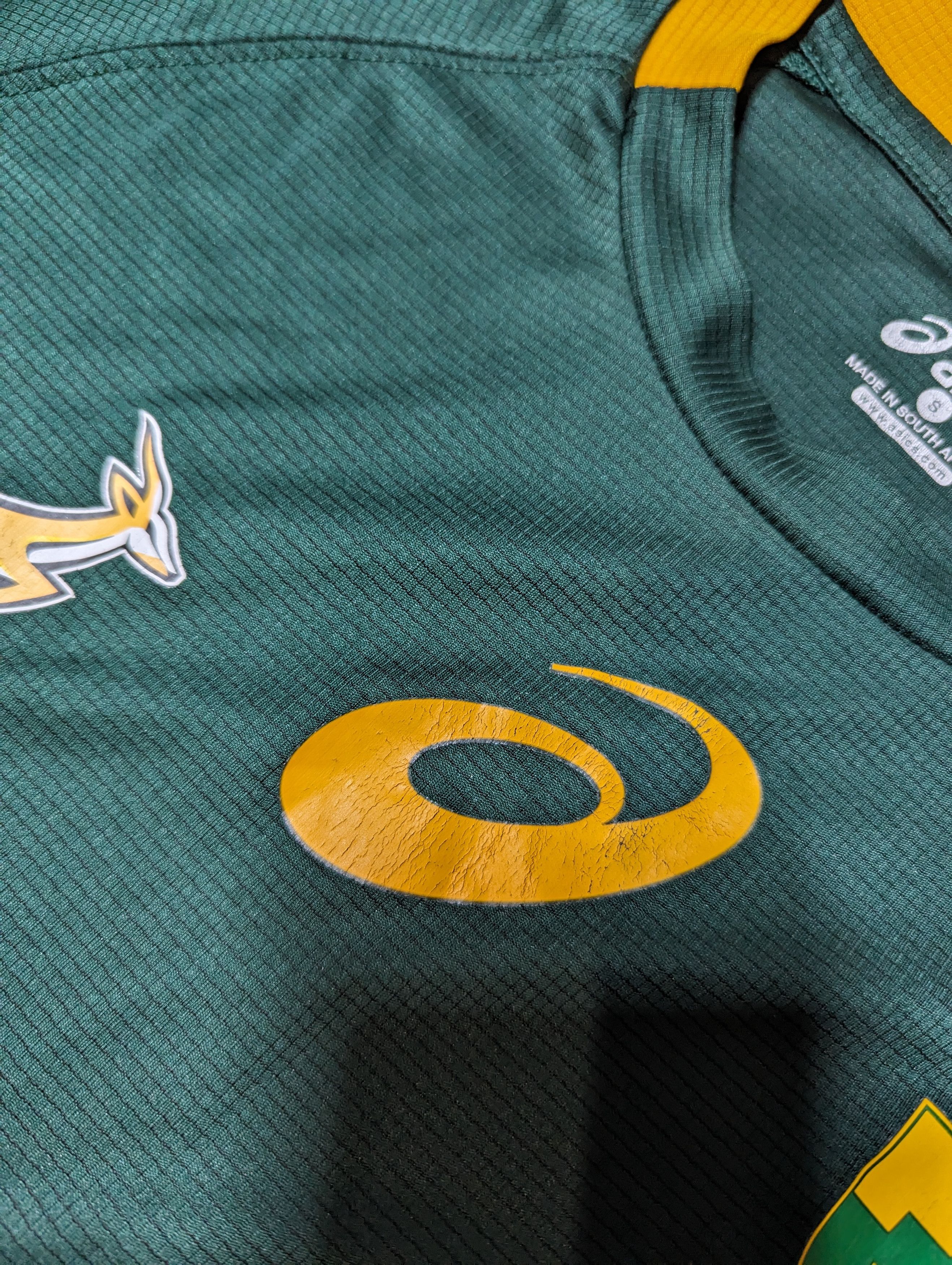 Asics Asics South Africa SA Rugby Jersey Size US S / EU 44-46 / 1 - 4 Thumbnail
