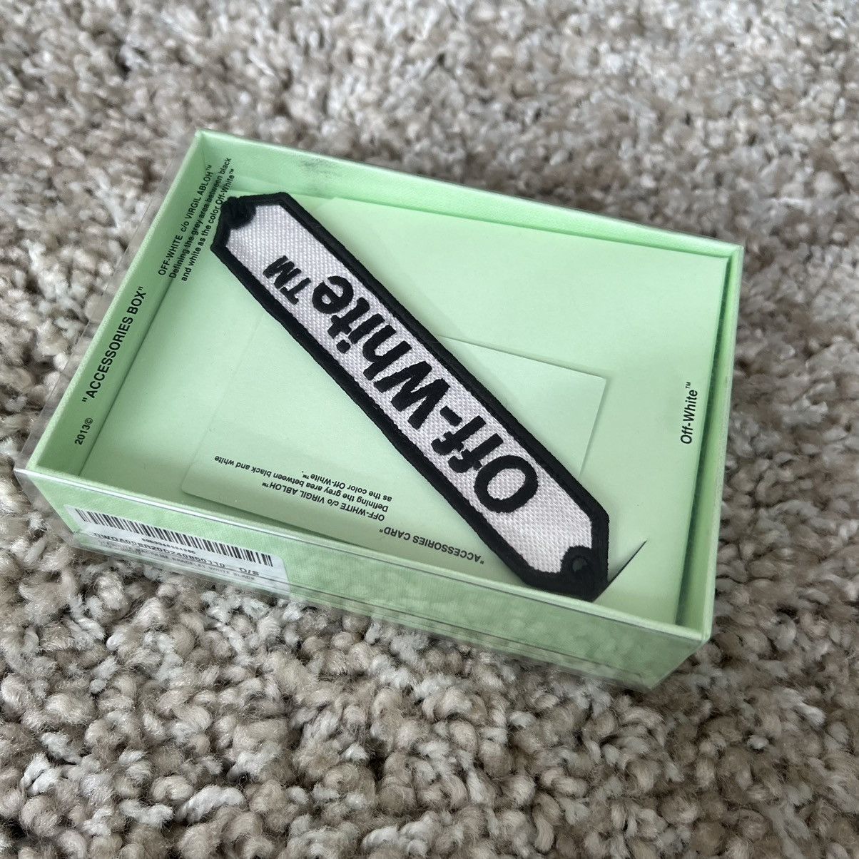 Off-White black bracelet new one size