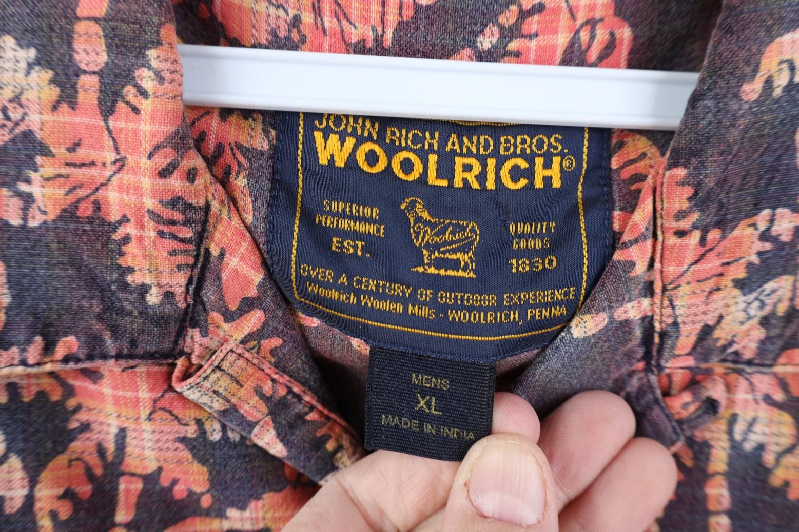 Woolrich Woolen Mills Vintage 90s Woolrich Tree Beach Luau Hawaiian Button Shirt Size US XL / EU 56 / 4 - 8 Thumbnail