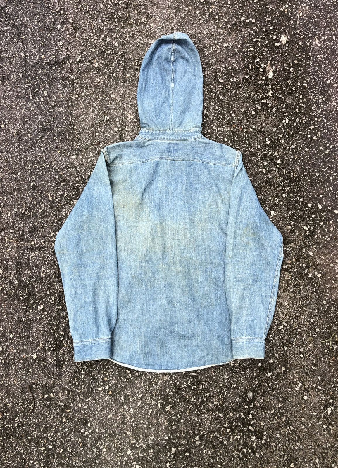 Orslow Orslow Hoodie Denim Shirt Size US M / EU 48-50 / 2 - 4 Thumbnail
