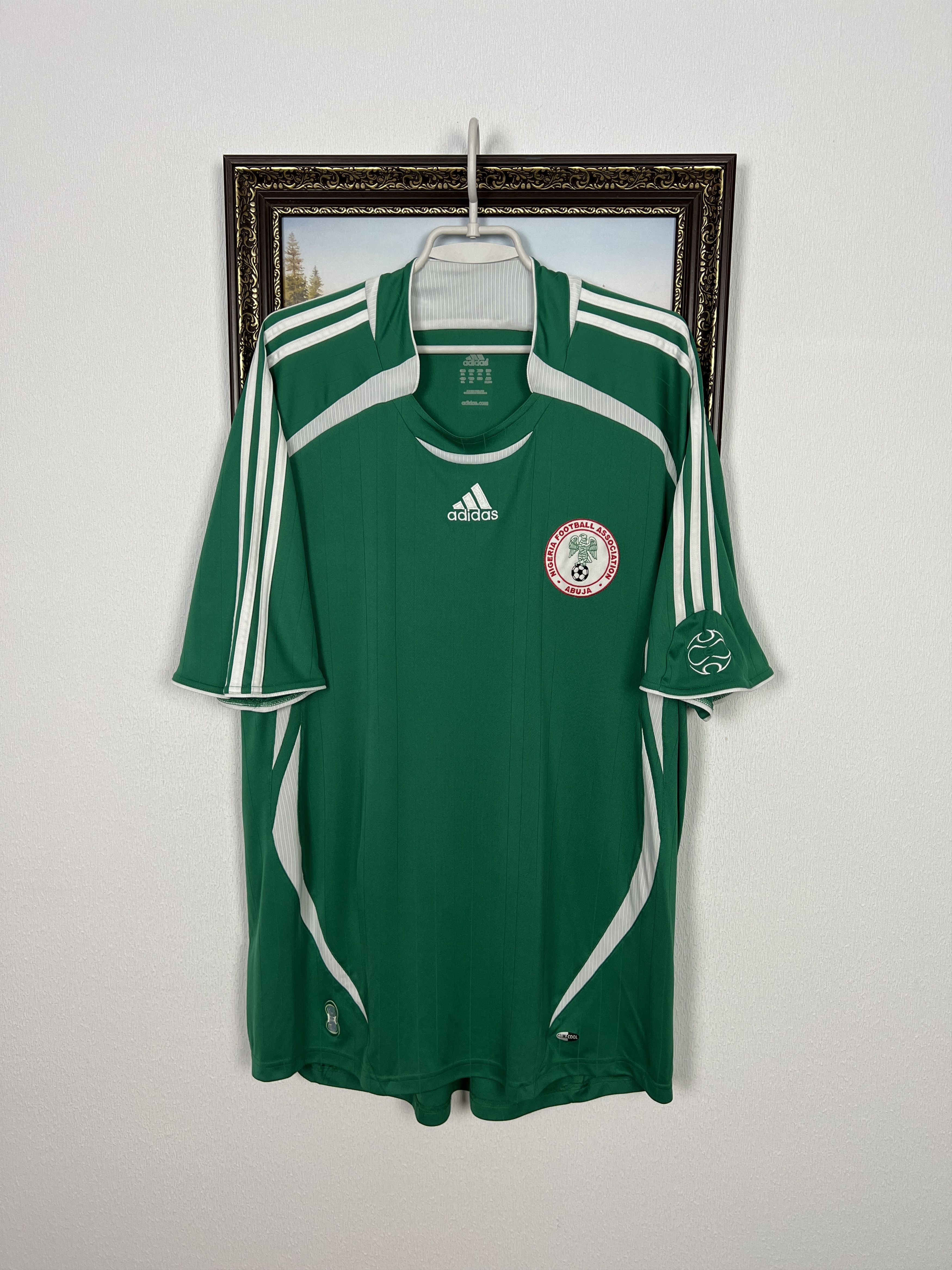 Adidas Nigeria Home football shirt 2005 Soccer Adidas Jersey Size US XXL / EU 58 / 5 - 1 Thumbnail