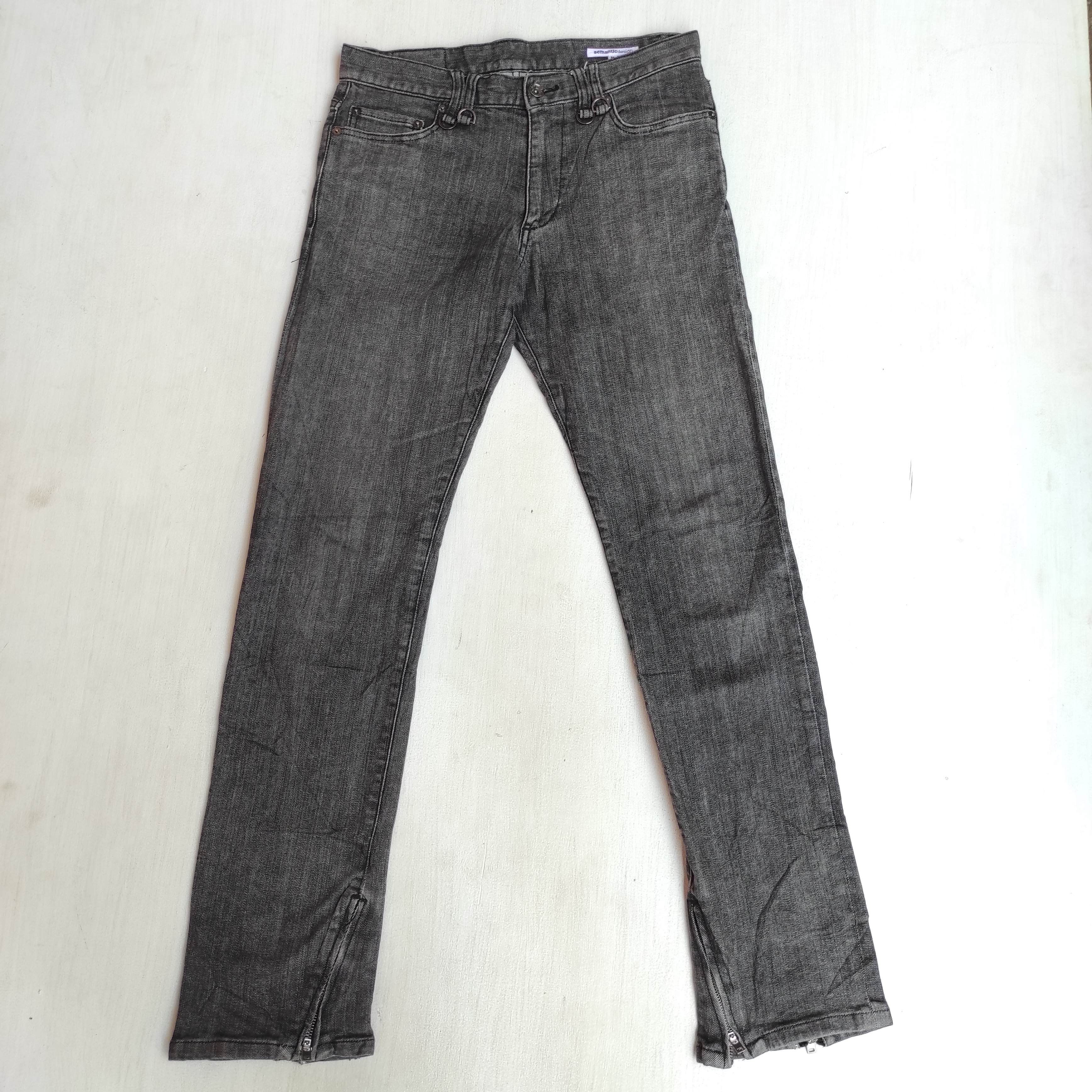 semanticdesign Semantic Design multi zip Denim Jeans Size US 30 / EU 46 - 12 Thumbnail
