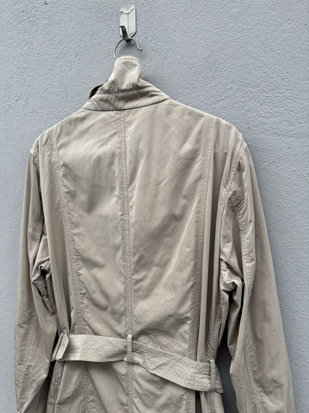 Giorgio Armani GIORGIO ARMANI Double Breasted Trench Long Coat Size M / US 6-8 / IT 42-44 - 9 Thumbnail