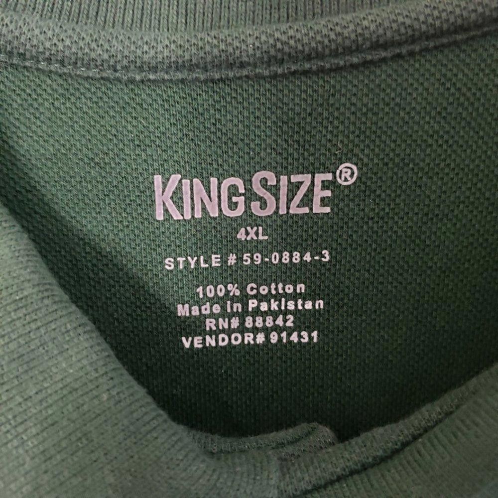 Designer CT347 King Size Dark Green Polo Shirt 4XL Size US XXL / EU 58 / 5 - 2 Thumbnail