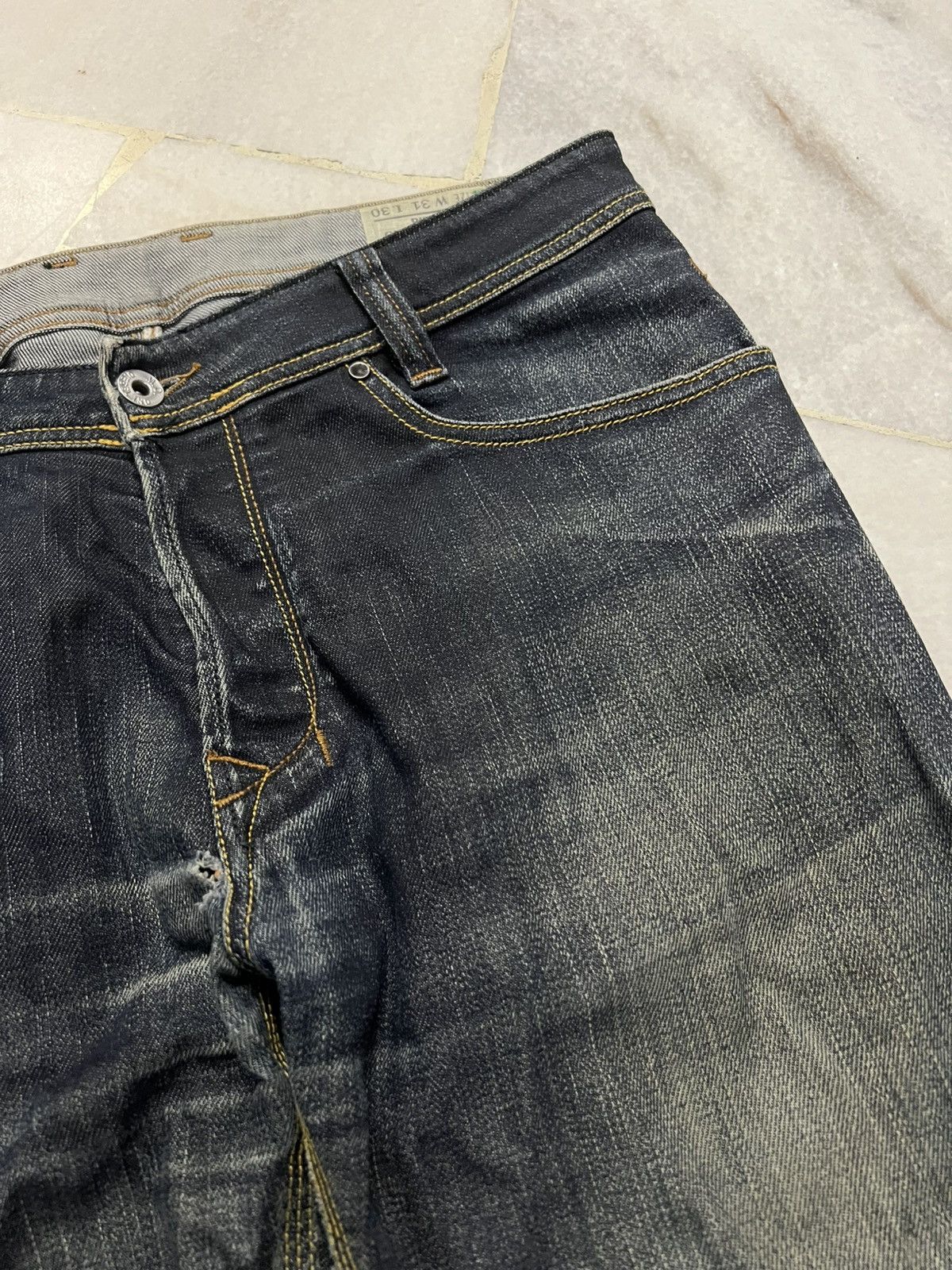 Diesel 💥Rare Diesel Industry Onijo Special Distress Jean Size US 33 - 10 Thumbnail