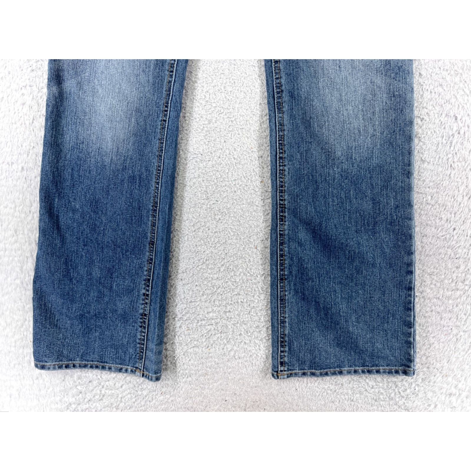Denime Daisy Fuentes Jeans Womens Bootcut Denim Blue 26x31 Low Rise 4 Cotton 5-Pocket Design Regular Stretch Size 27" / US 4 / IT 40 - 2 Thumbnail