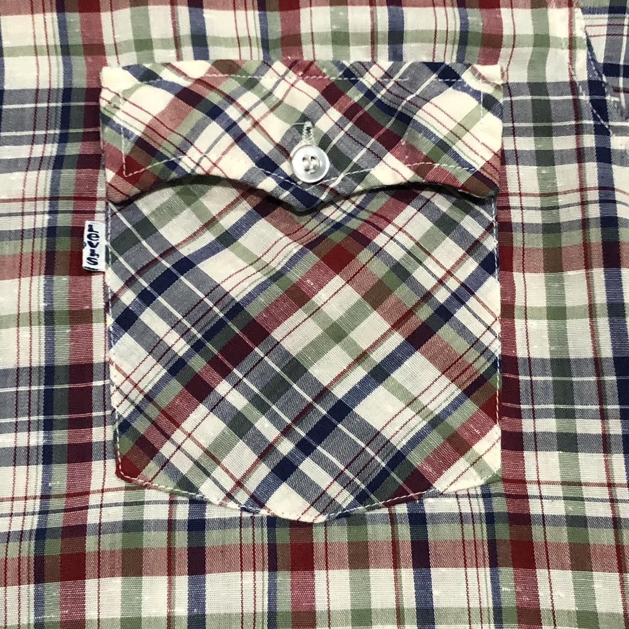 Levi's Vintage Clothing Vtg 90s Levis Shirt Men XL Plaid Button Front Casual Size US XL / EU 56 / 4 - 2 Thumbnail