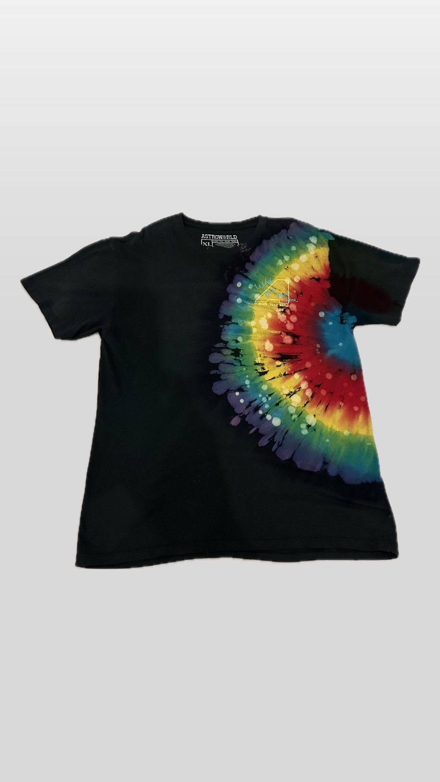 travis scott tie dye shirt