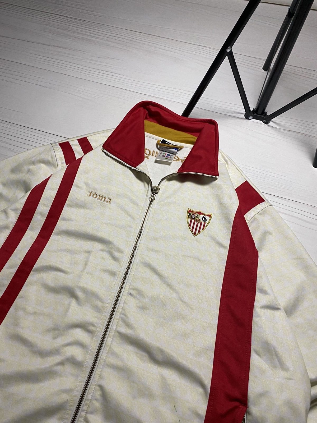 Vintage Vintage Joma Sevilla 2008/09 football y2k track jacket Size US XL / EU 56 / 4 - 20 Thumbnail