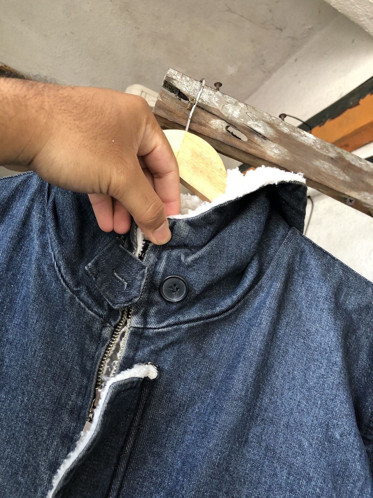 Polo Ralph Lauren Vintage Polo Ralph Lauren Denim Sherpa Jacket With Hoodie Size US XL / EU 56 / 4 - 13 Thumbnail