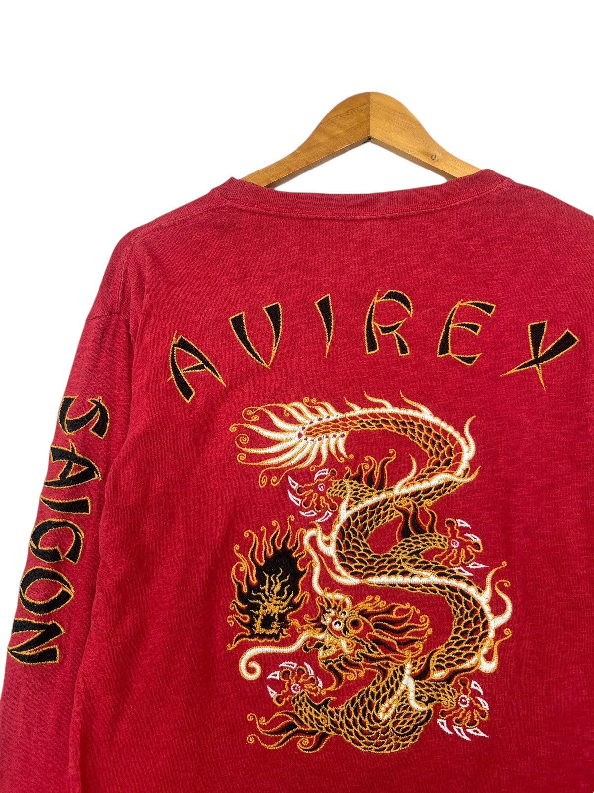Avirex Avirex Dragon Embroidered Logo Long Sleeve Tee Size US M / EU 48-50 / 2 - 5 Thumbnail