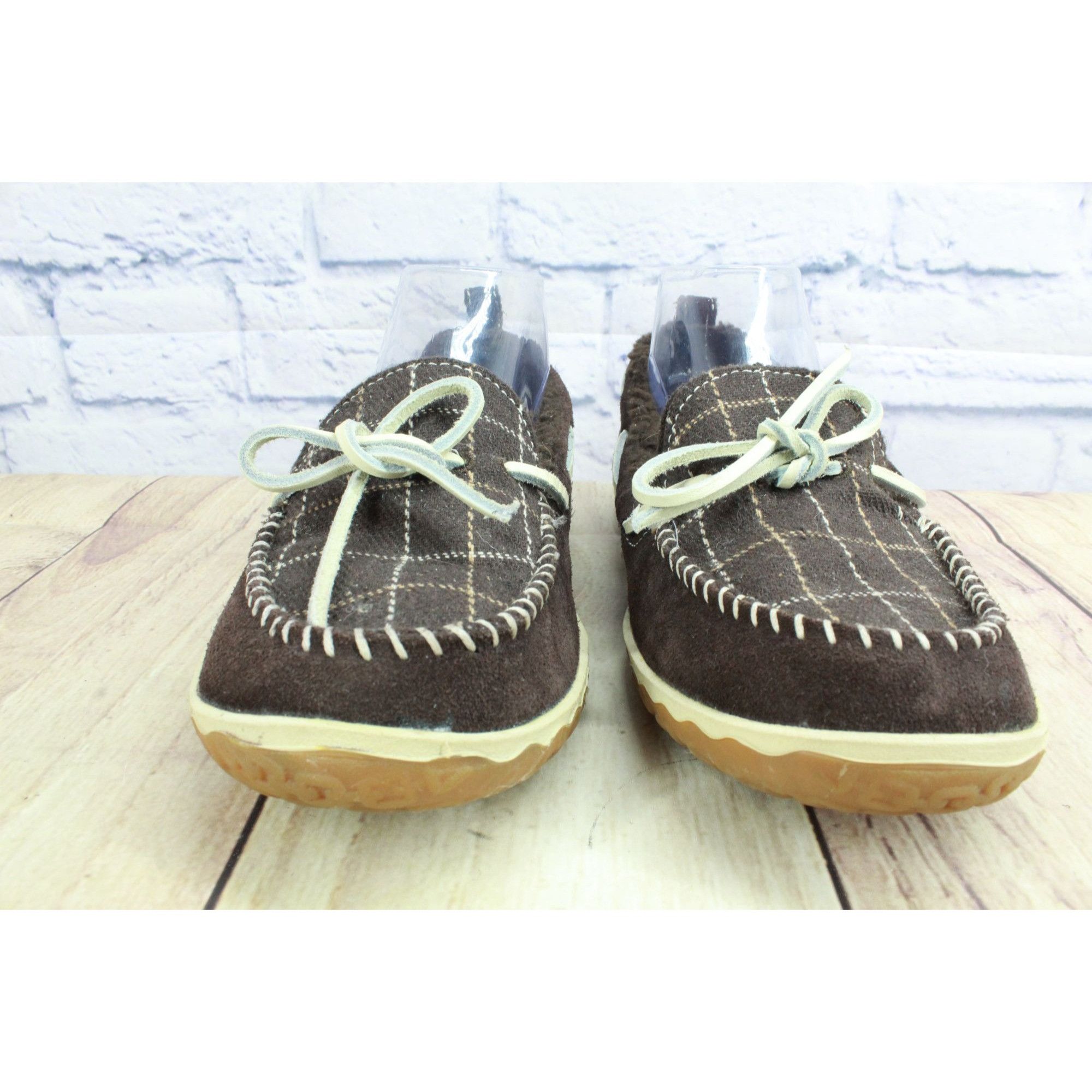 L.L. Bean LL Bean Women's Plaid-Lined Moccasin Slippers Size US 8 / IT 38 - 5 Thumbnail