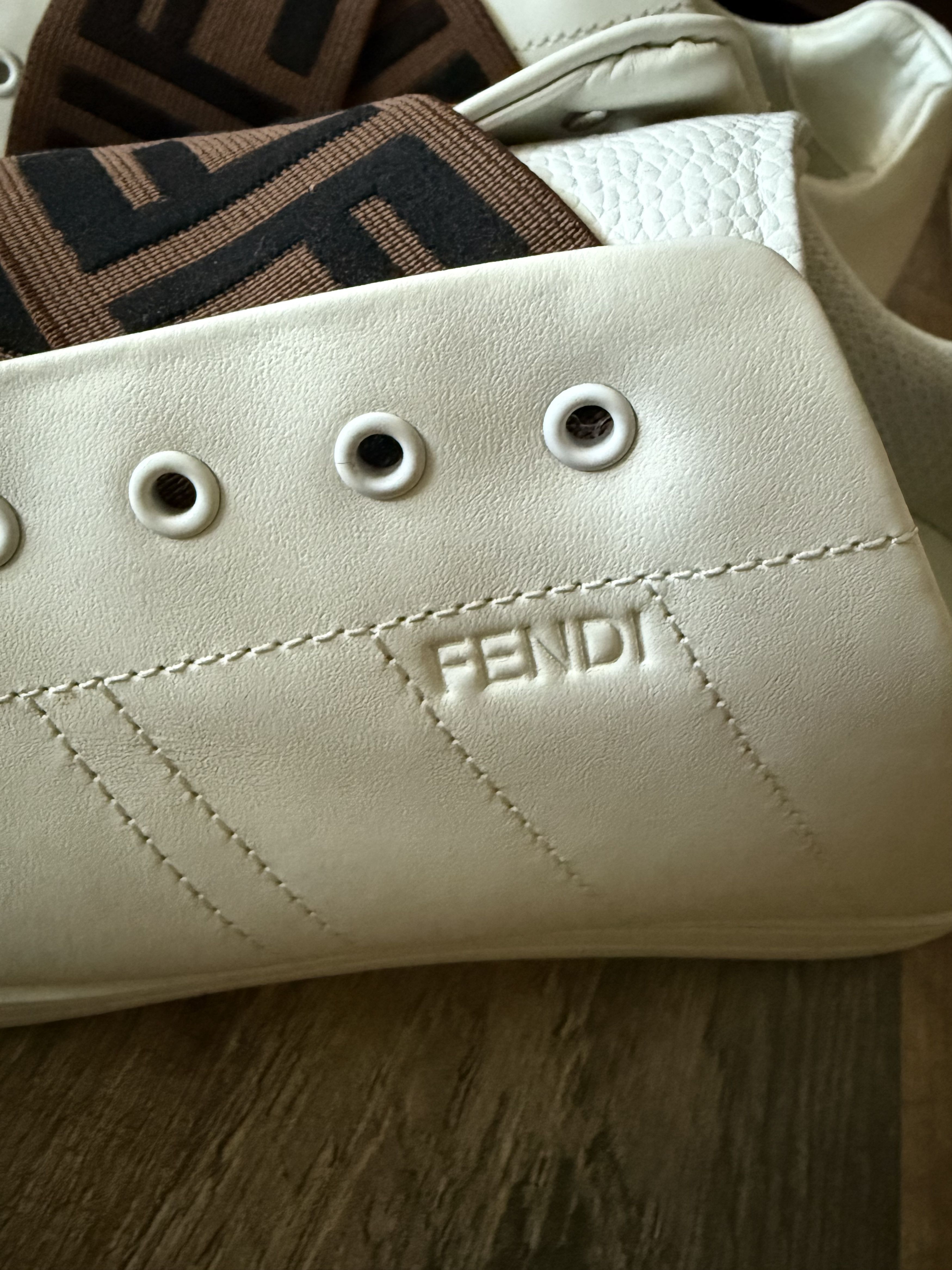 Fendi Fendi leather sneakers Size US 10 / EU 43 - 9 Thumbnail