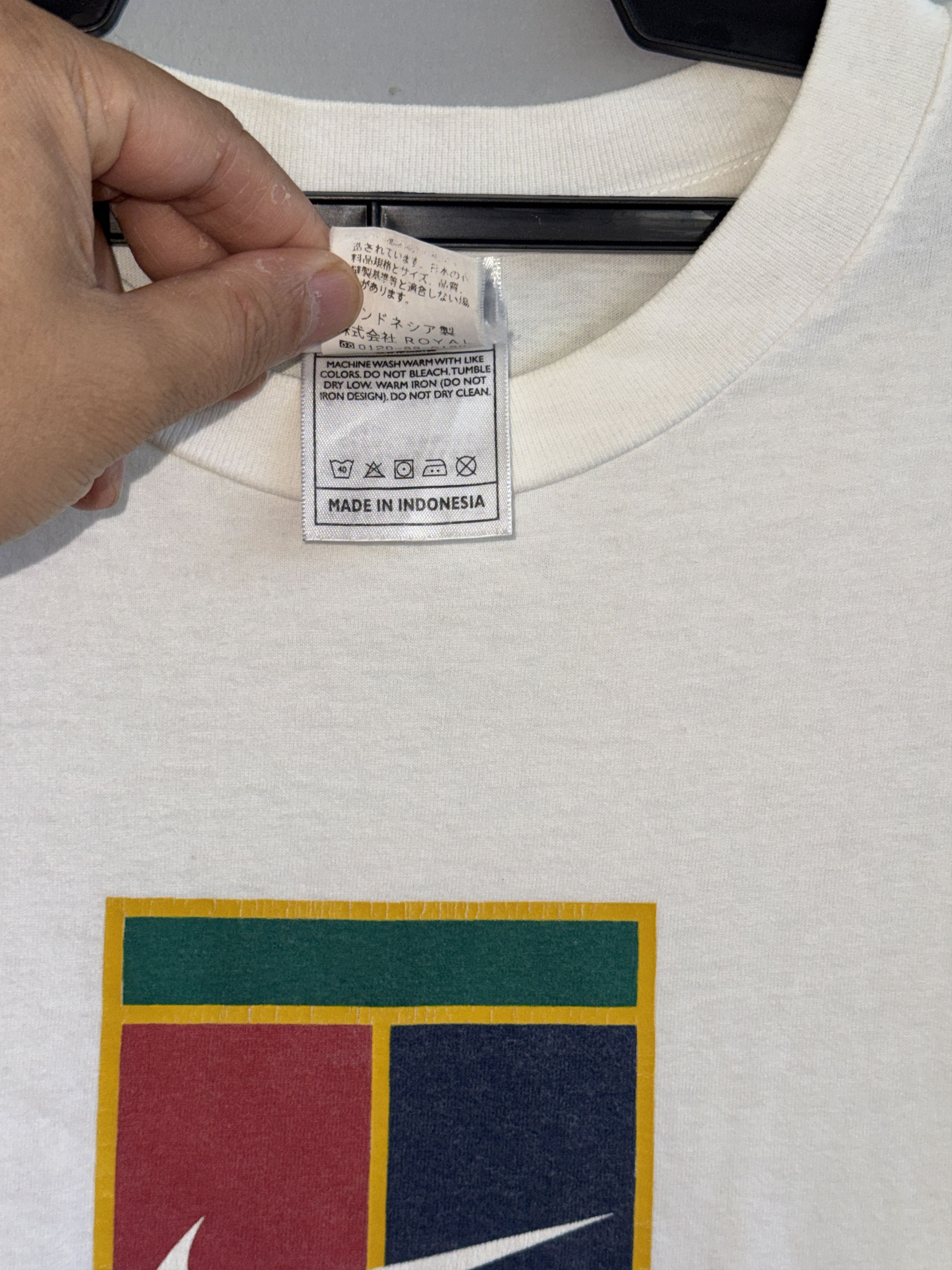 Nike Nike Tennis Court Vintage T-Shirt Size US XL / EU 56 / 4 - 4 Thumbnail