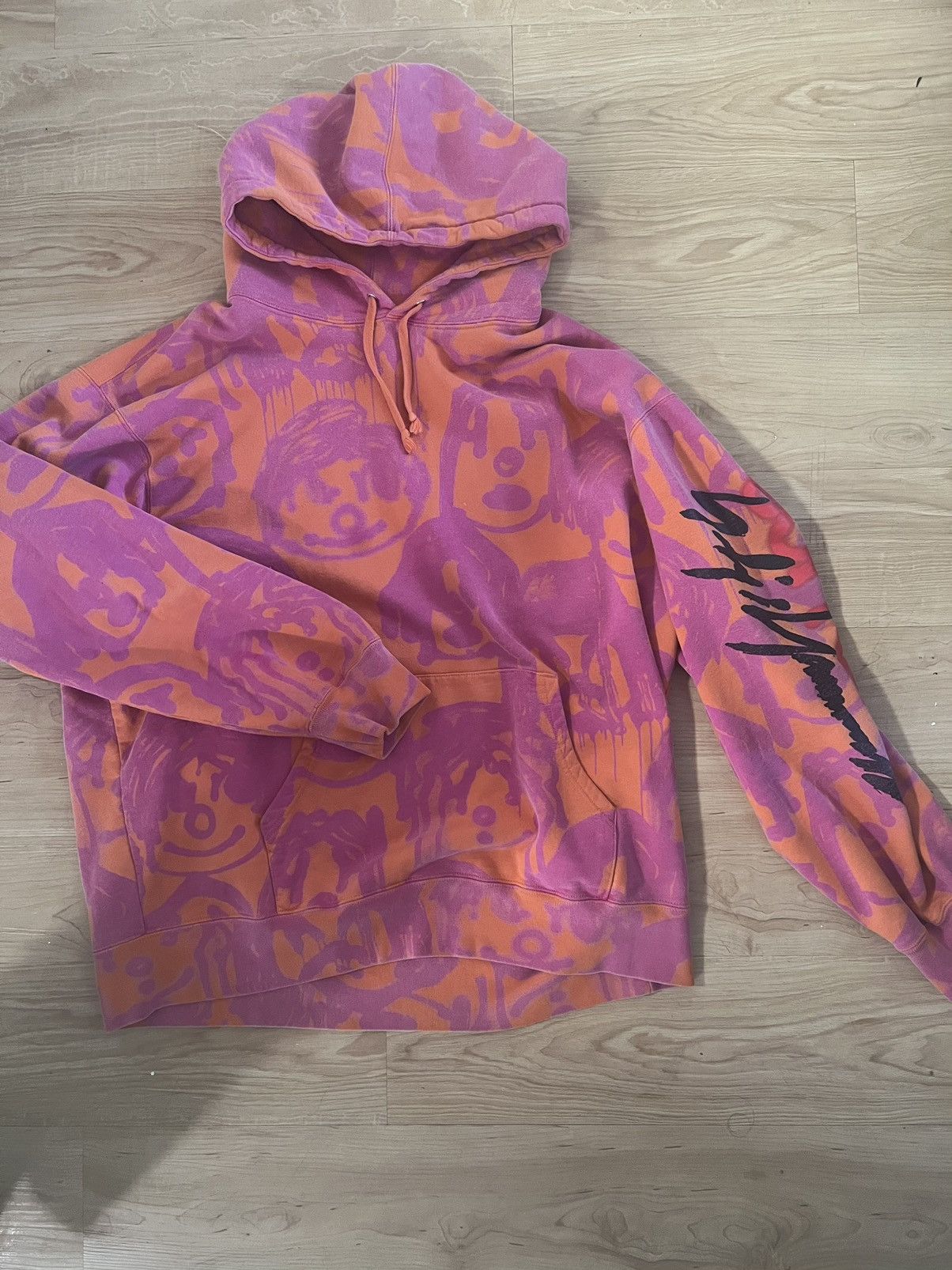 Image of Supreme Yohji Yamamoto Hoodie in Pink, Men's (Size XL)