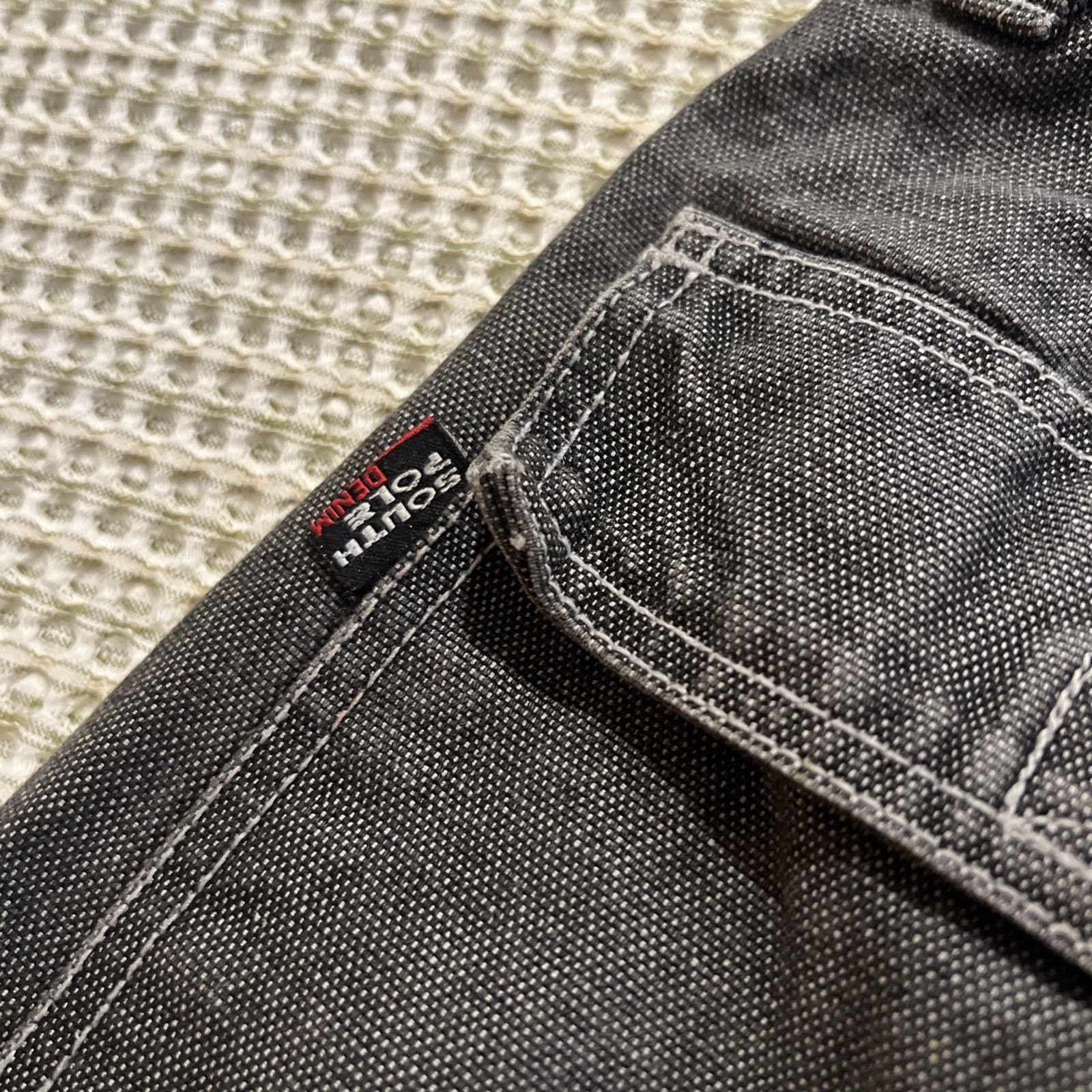 Southpole Southpole Y2K Baggy Shorts Jorts Size 38 Gray Denim JNCO Size US 38 / EU 54 - 6 Thumbnail