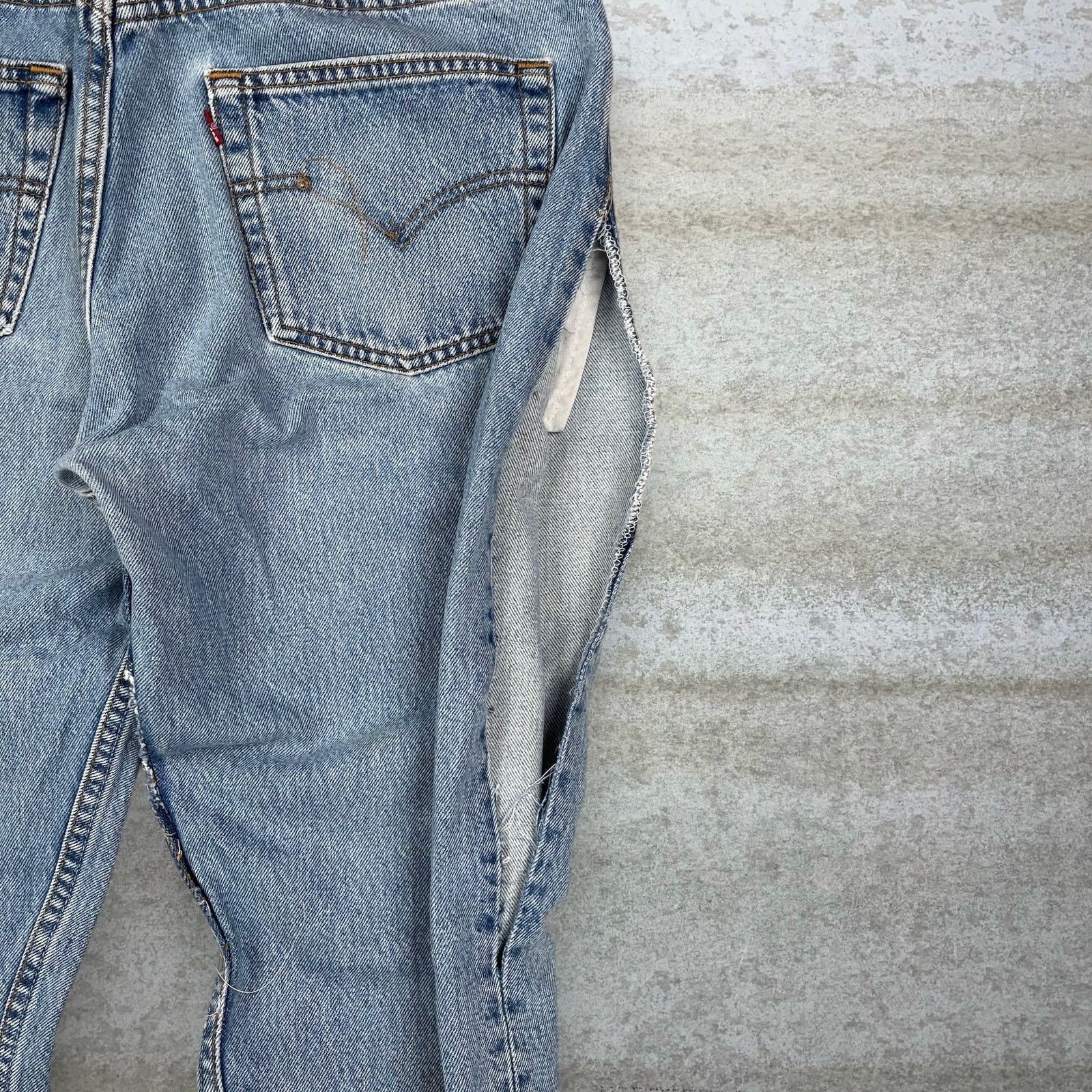 Levi's Vintage 90s Levis Jeans 34x30 Regular Straight Light Wash Size US 34 / EU 50 - 5 Thumbnail