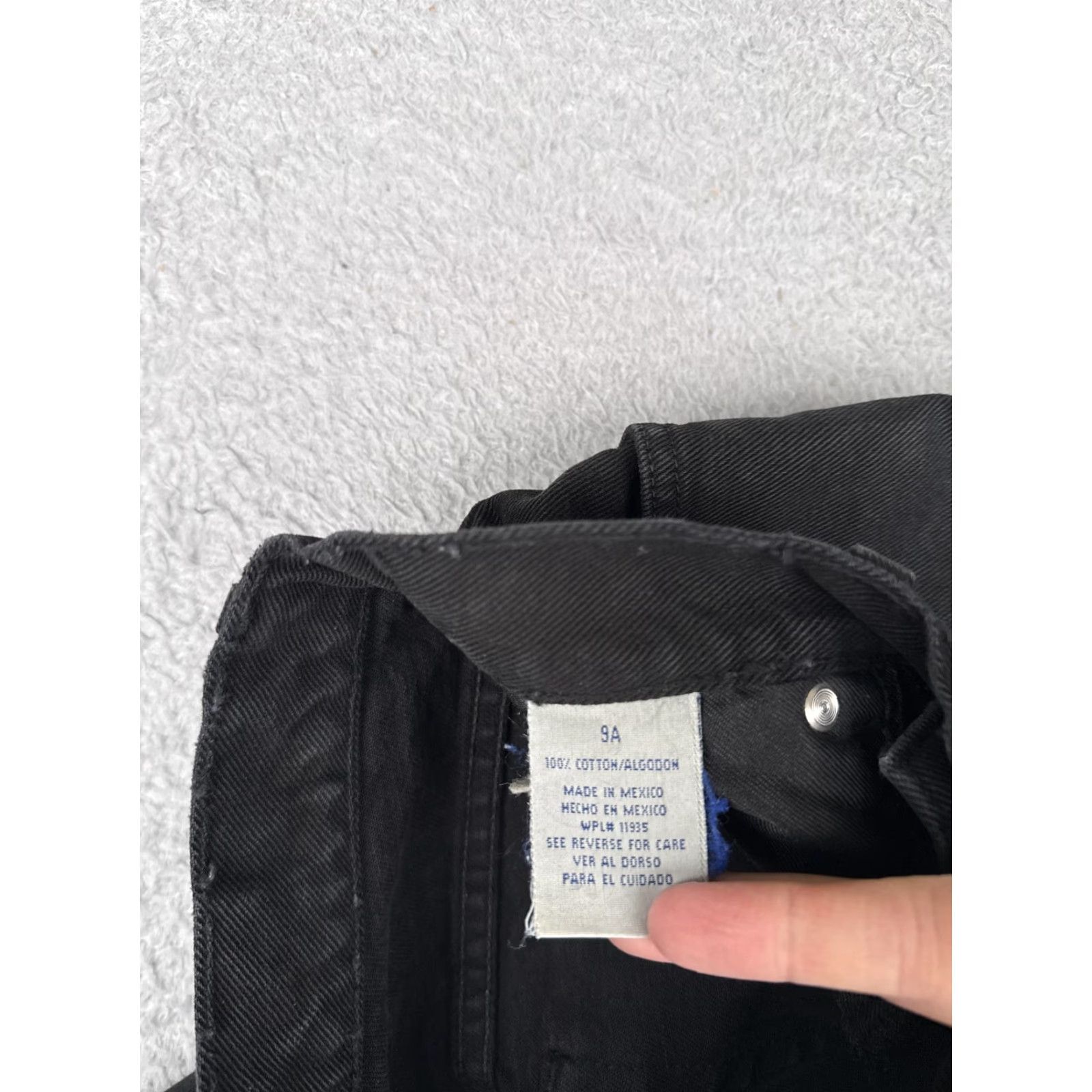 Vintage VINTAGE The Original Arizona Jean Co. Jeans Women 5-Pocket Den­im Black 100% Cotton Relaxed Straight 25x30 Adult Junior Size 9A Womens Size 30" / US 8 / IT 44 - 7 Thumbnail