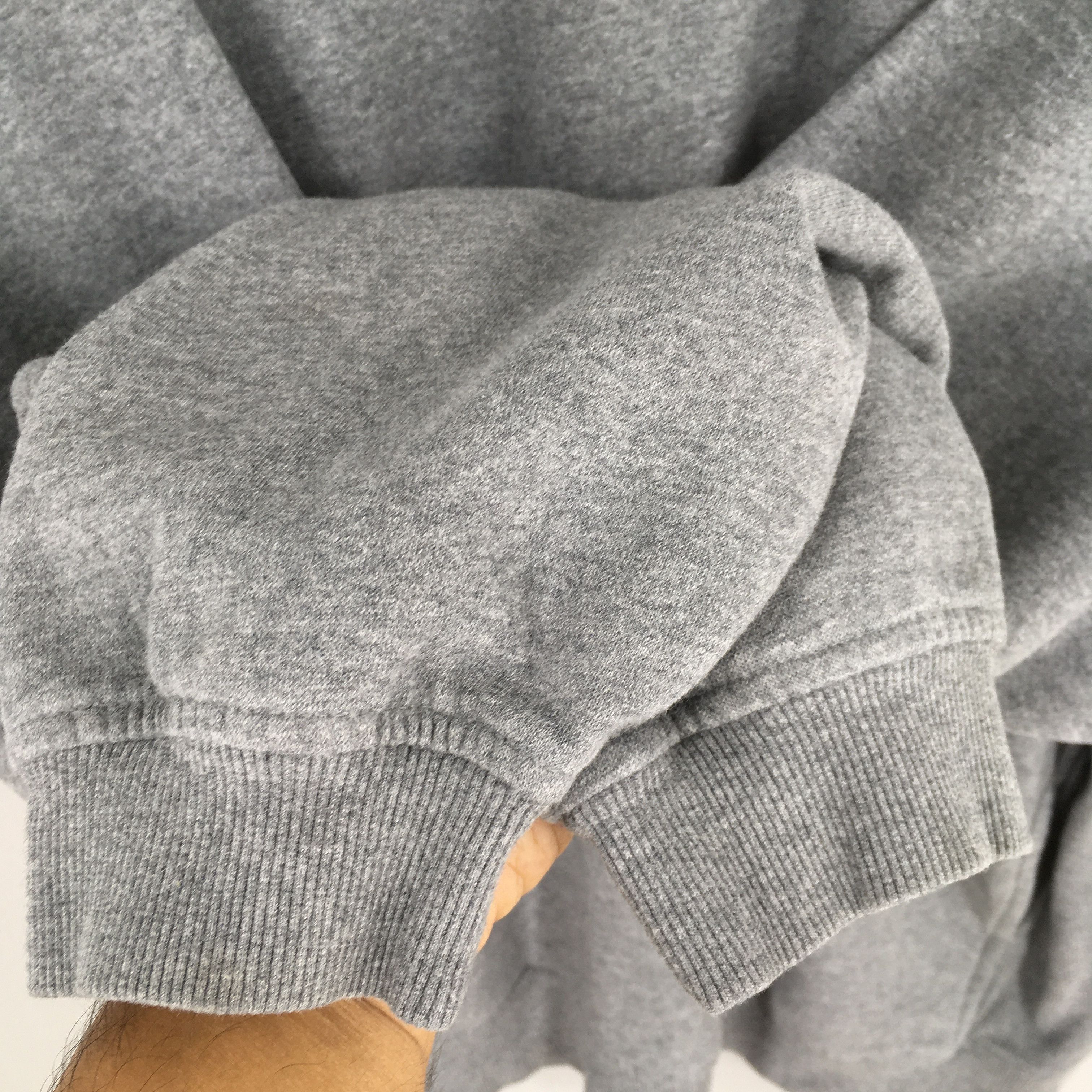 Nike × Vintage Vintage Nike Swoosh Half Zipper Gray Sweatshirt Large Size US L / EU 52-54 / 3 - 5 Thumbnail